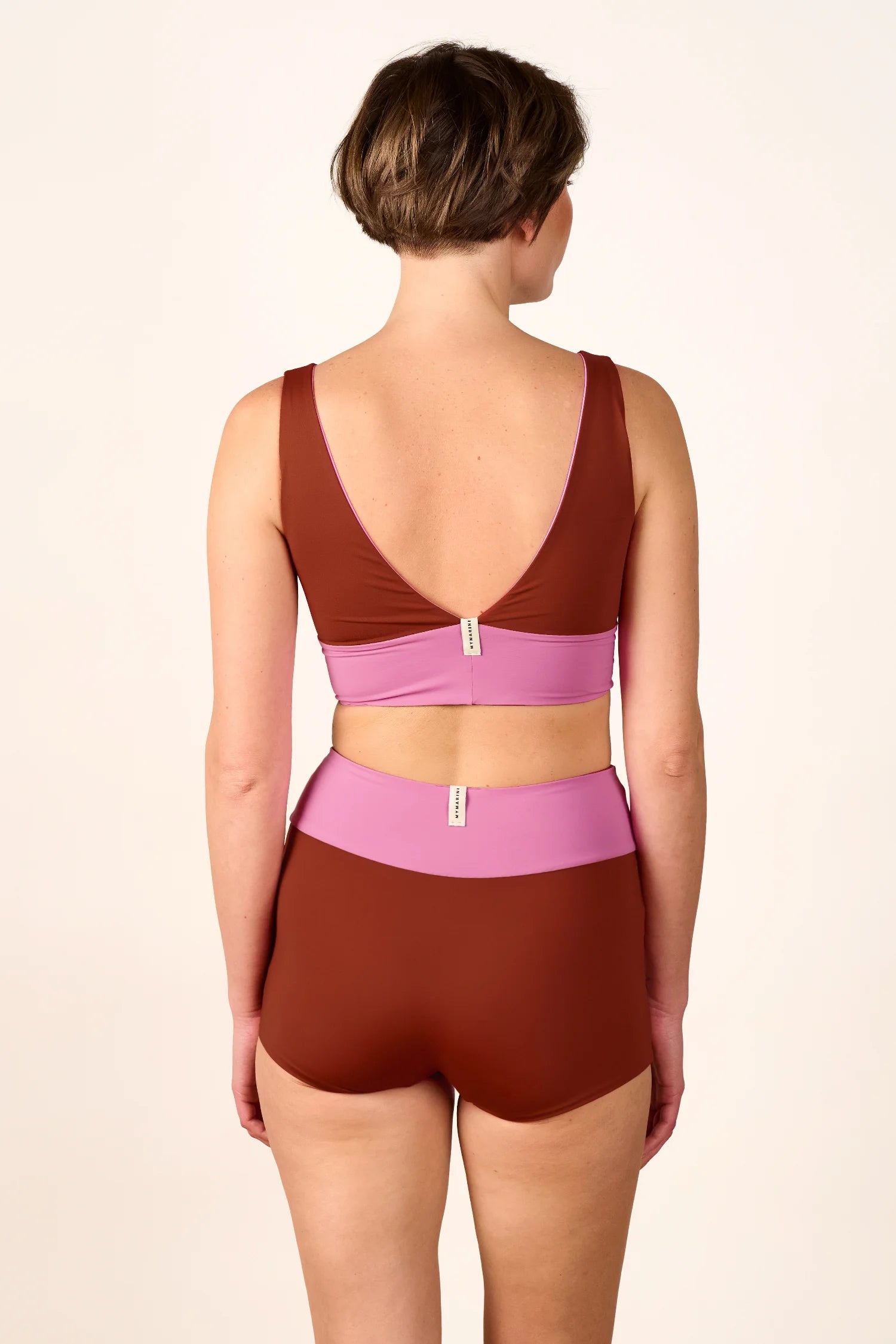 mymarini-highwaist-panty-memories-boyshort-bikinihose-high-waist-in-sienna image 3