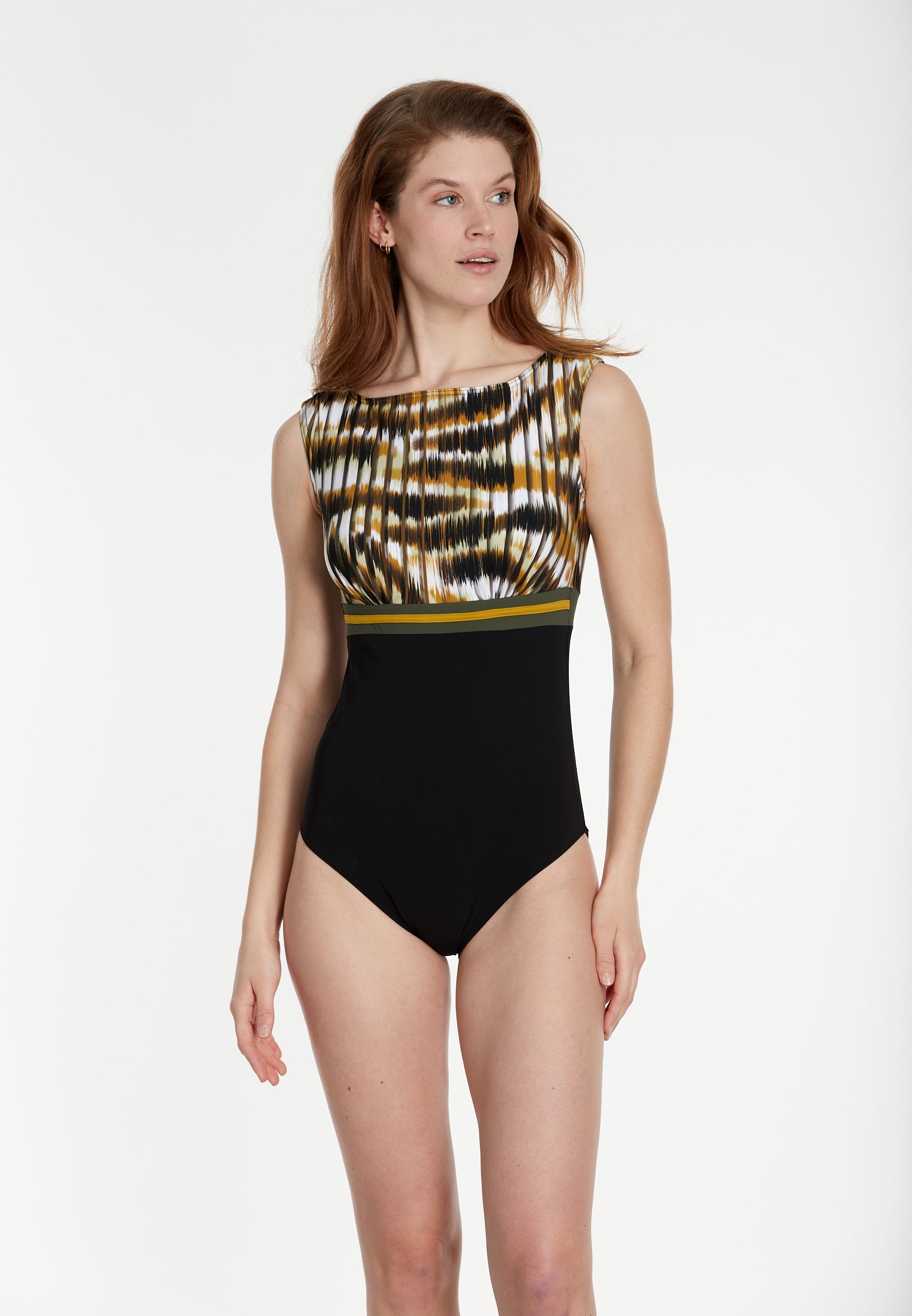 sunflair-luxe-tide-mastectomy-badeanzug-schwarz-bedruckt image 3