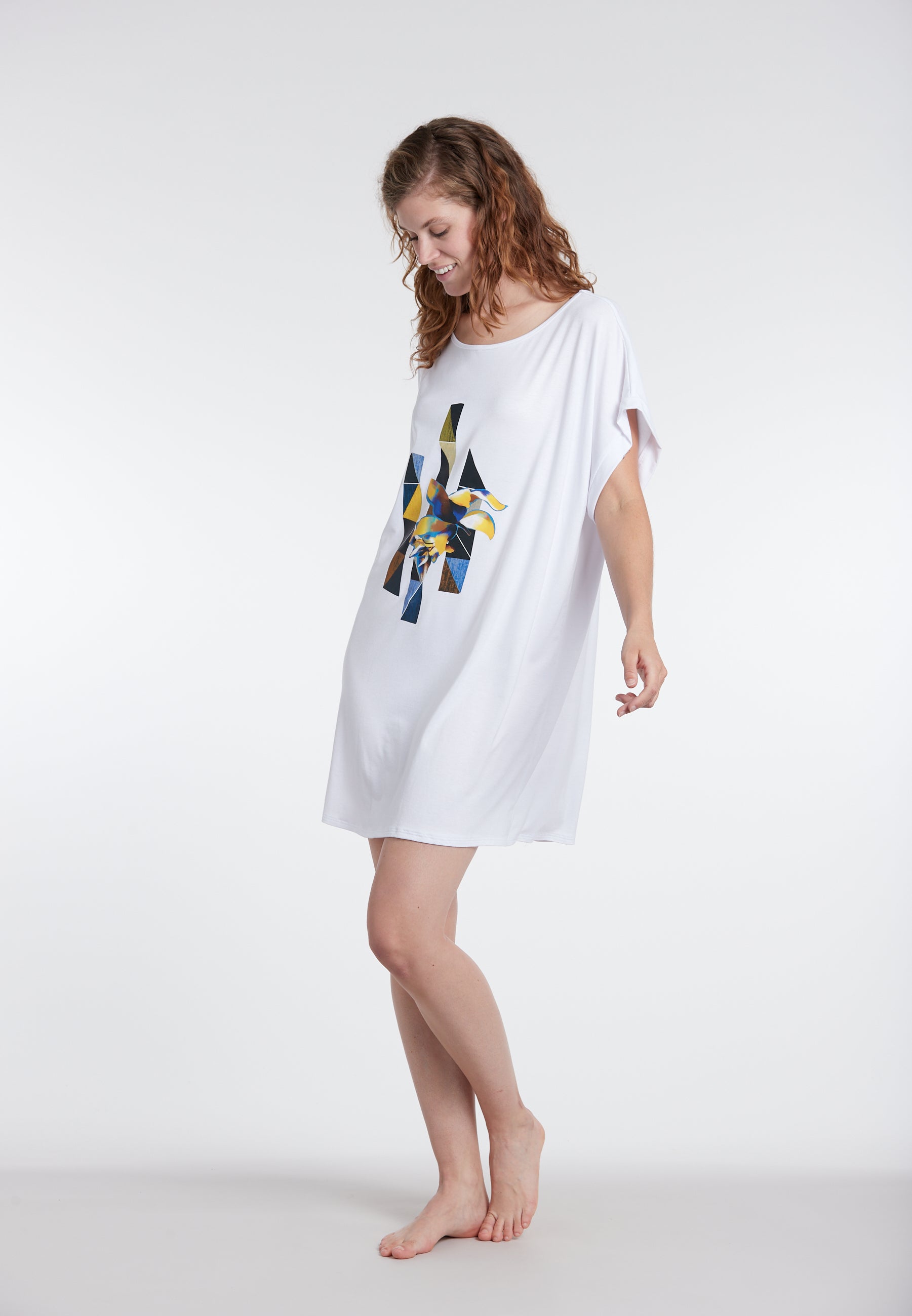 sunflair-solid-print-shirt-wei-geo-print-strandshirt-oversize image 7