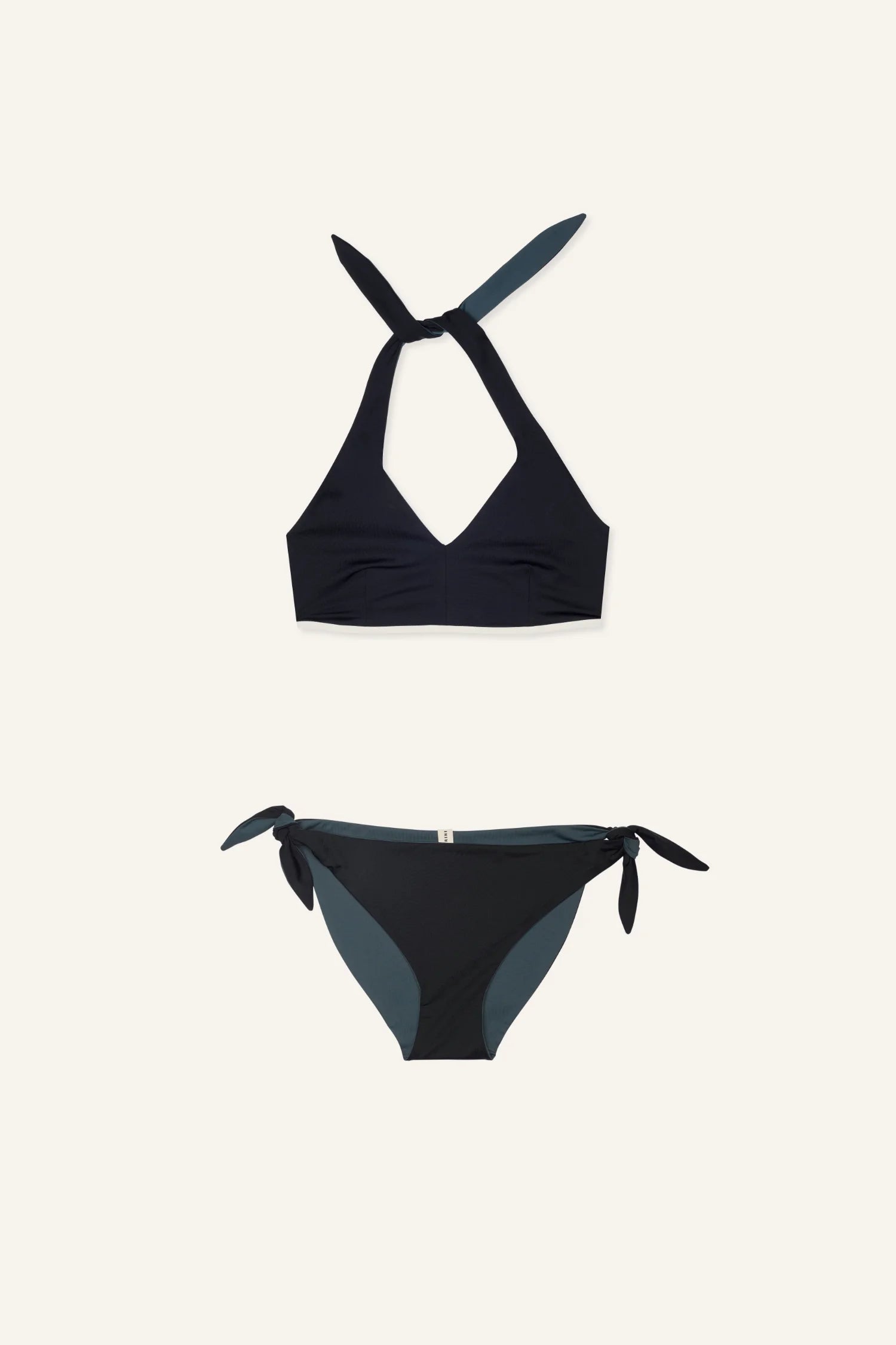 mymarini-holiday-set-bikini-black-grey-white image 2