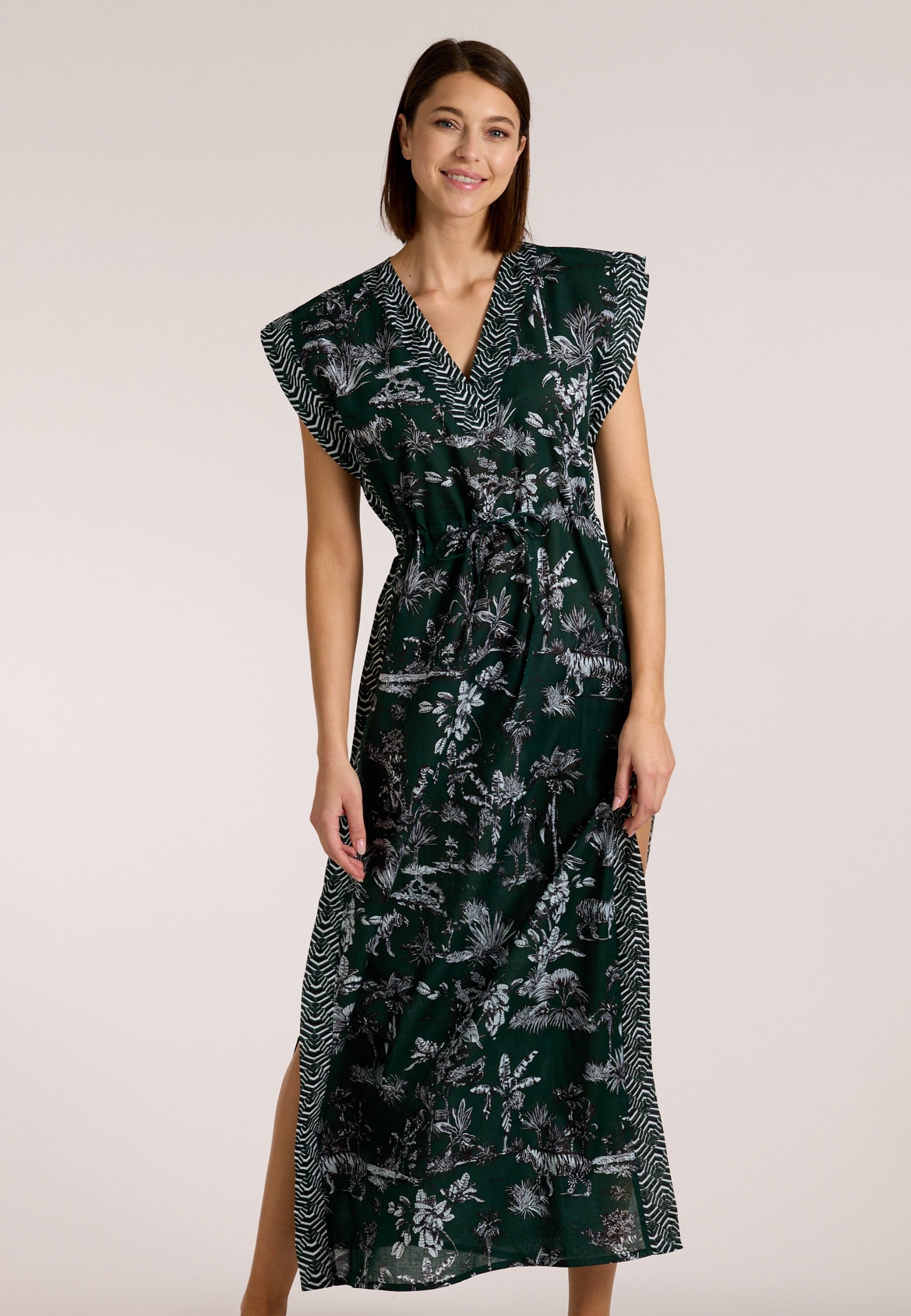 olympia-savanna-maxi-dress-maxikleid-mit-v-ausschnitt image 1