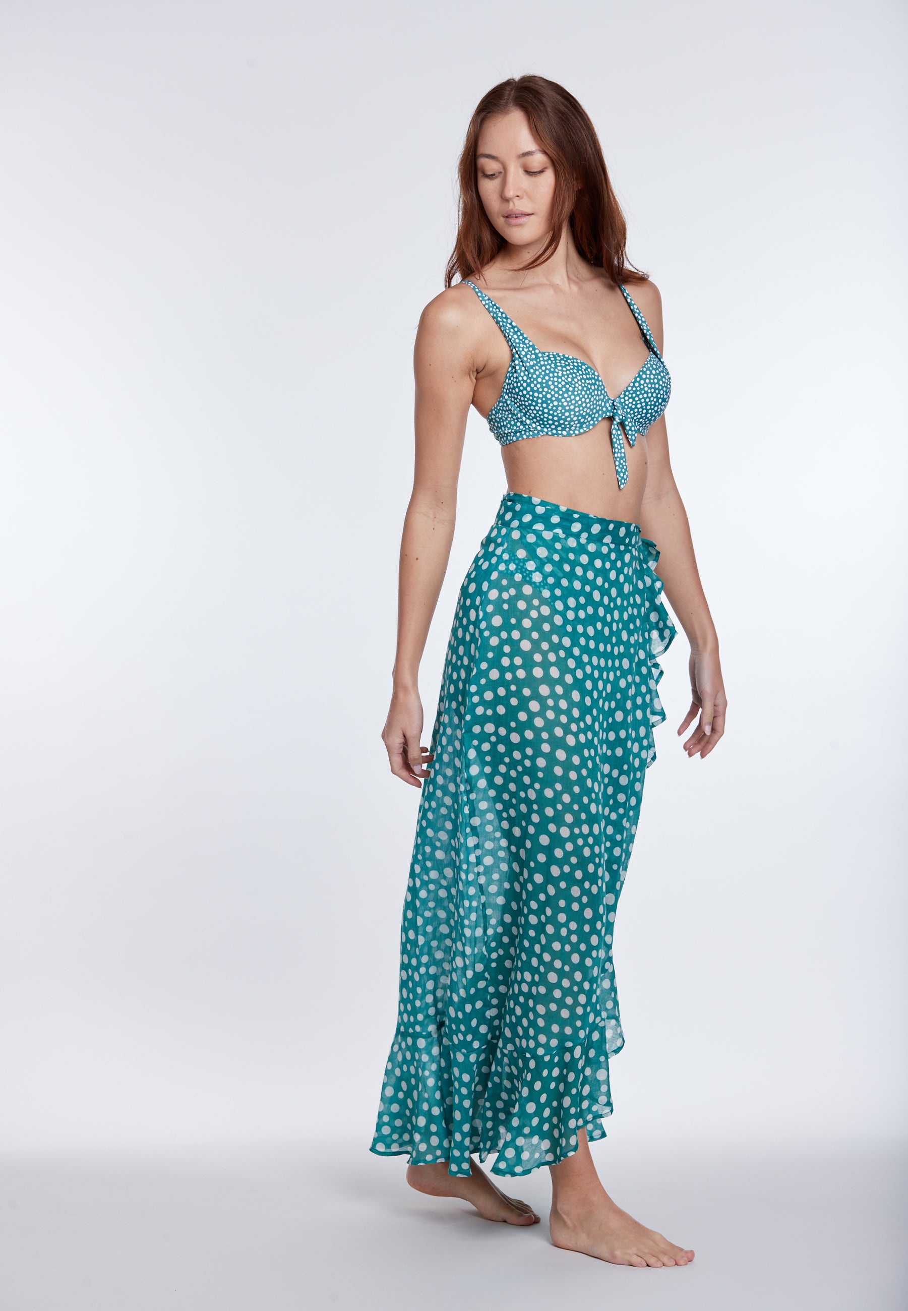 olympia-jade-dots-ruffle-skirt-wickelrock-gr-n-wei-mit-r-schen image 8