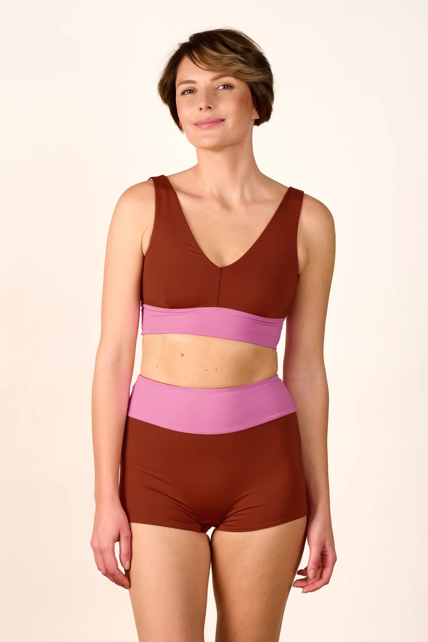 mymarini-highwaist-panty-memories-boyshort-bikinihose-high-waist-in-sienna image 4