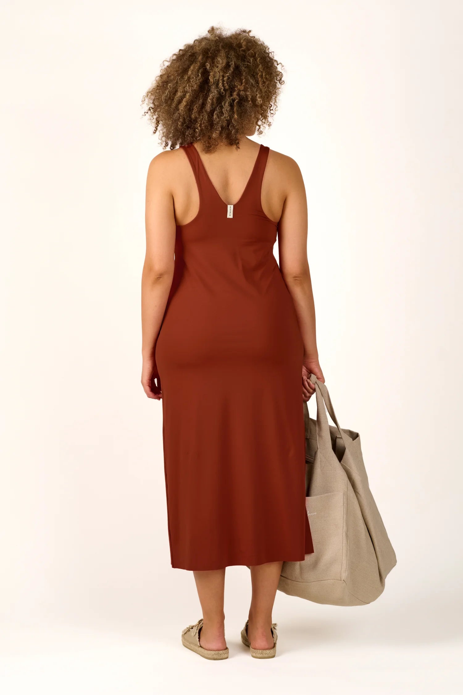 mymarini-swimmy-dress-memories-wasserfestes-midi-kleid-mit-racerback-in-rot image 2