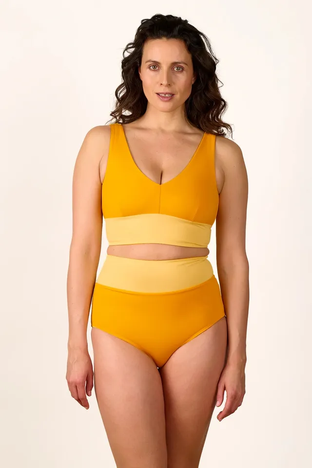 mymarini-yoga-top-soleil-bikini-oberteil-im-sport-bh-schnitt-gelb-wendbar image 1