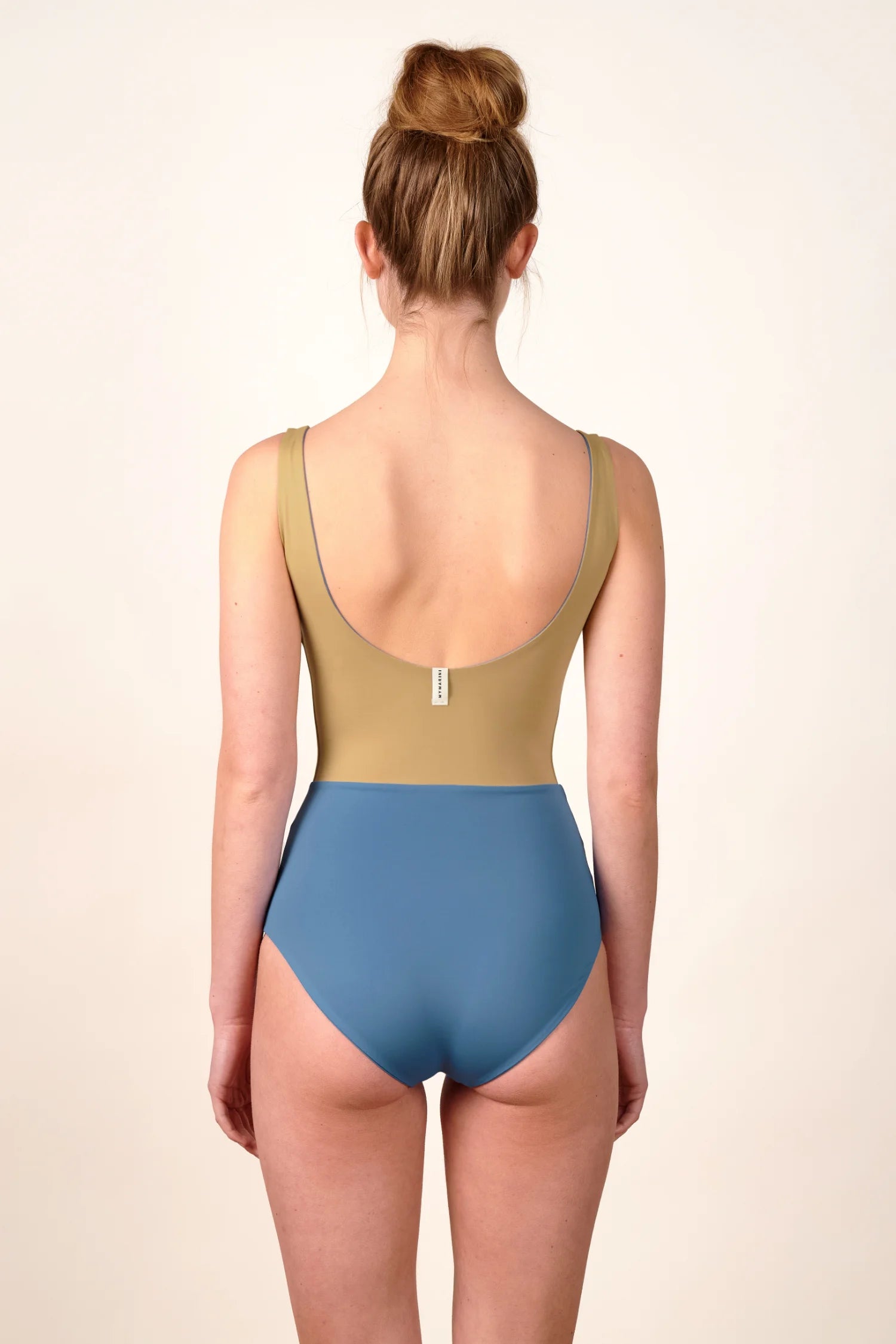 mymarini-plainbody-memories-badeanzug-blau-beige image 4