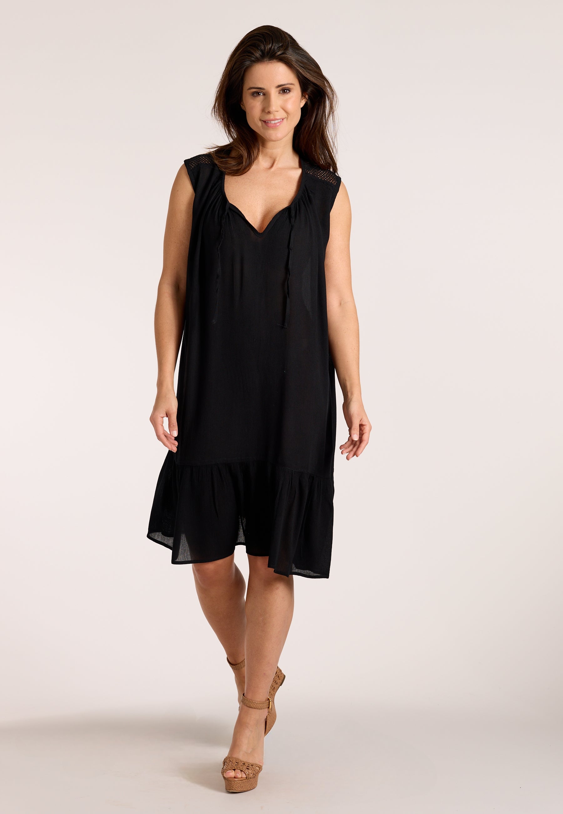 sunflair-solid-strandkleid-cover-up-mit-mesh-und-keyhole image 3