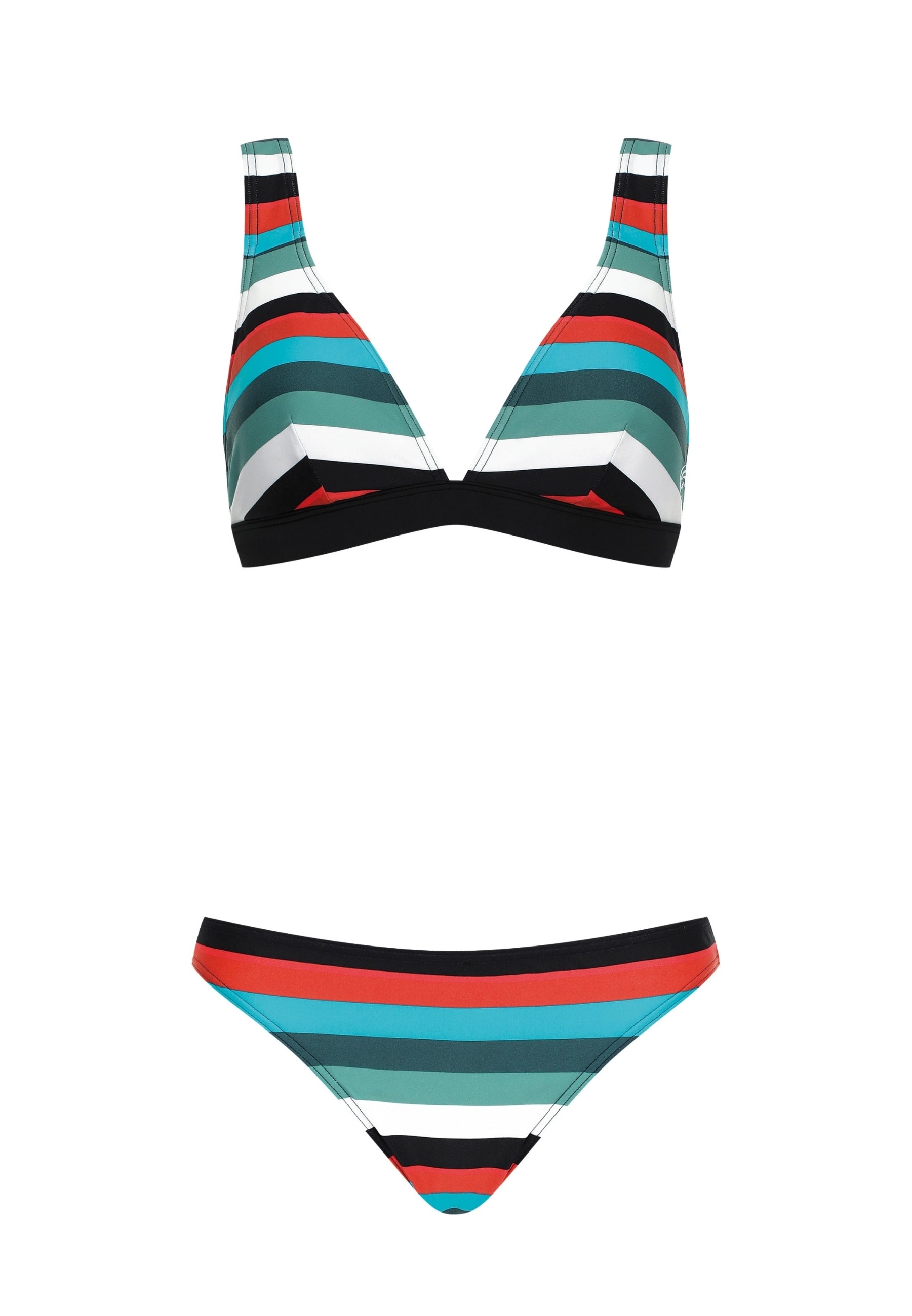 olympia-multicolor-stripes-bikini-set image 6