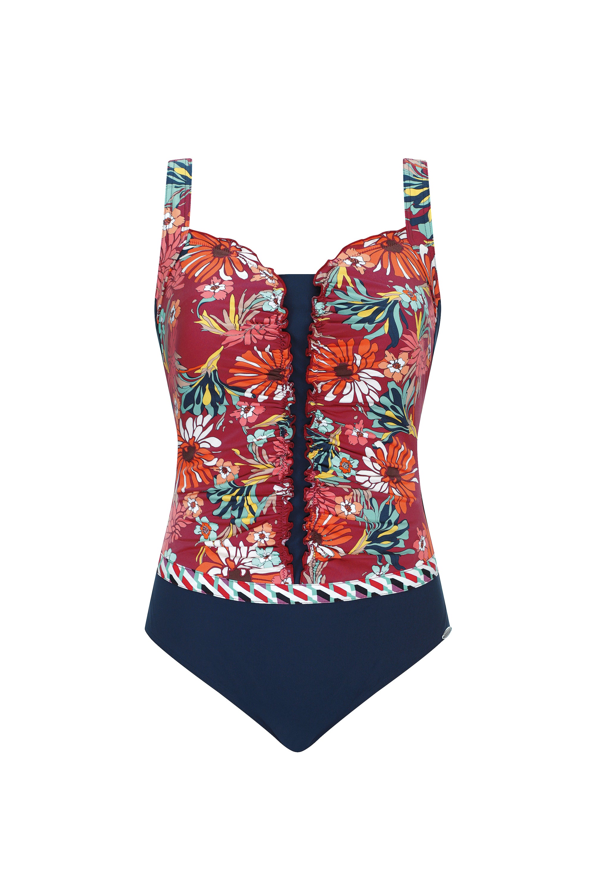 sunflair-ruby-flora-badeanzug-mit-softschalen-und-raffung image 5