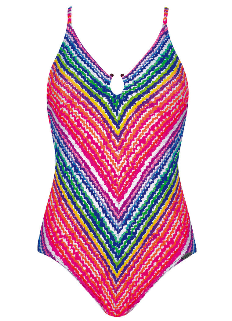 sunflair-rainbow-wave-badeanzug-v-silhouette image 5