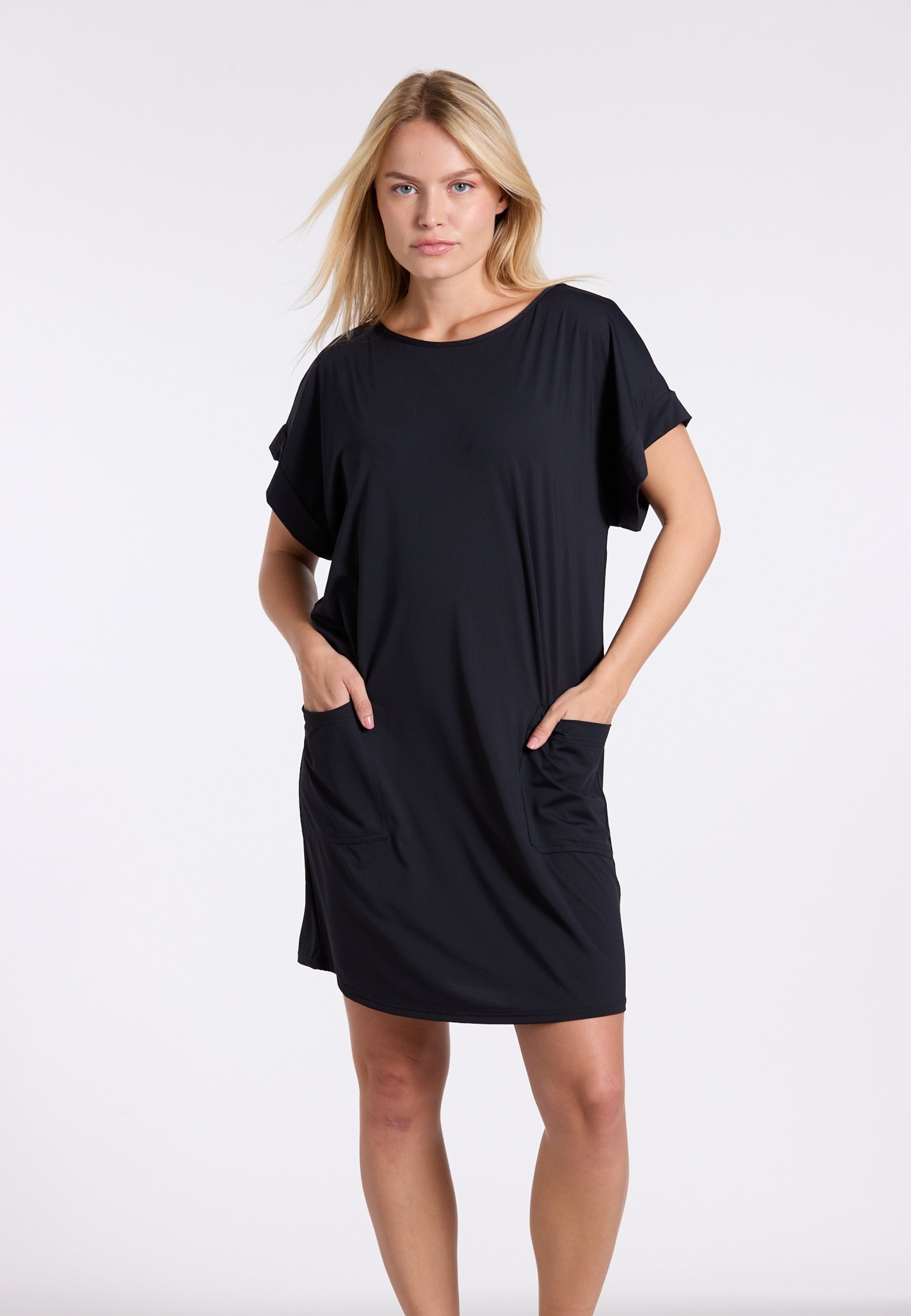 sunflair-color-up-strandkleid-schwarz-mit-taschen image 1