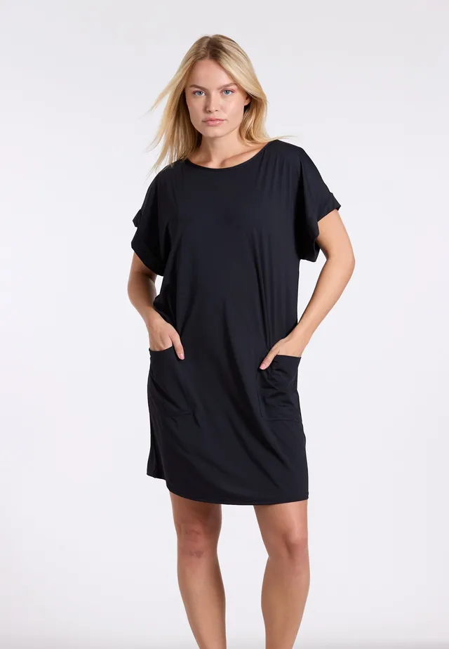 sunflair-color-up-strandkleid-schwarz-mit-taschen image 1