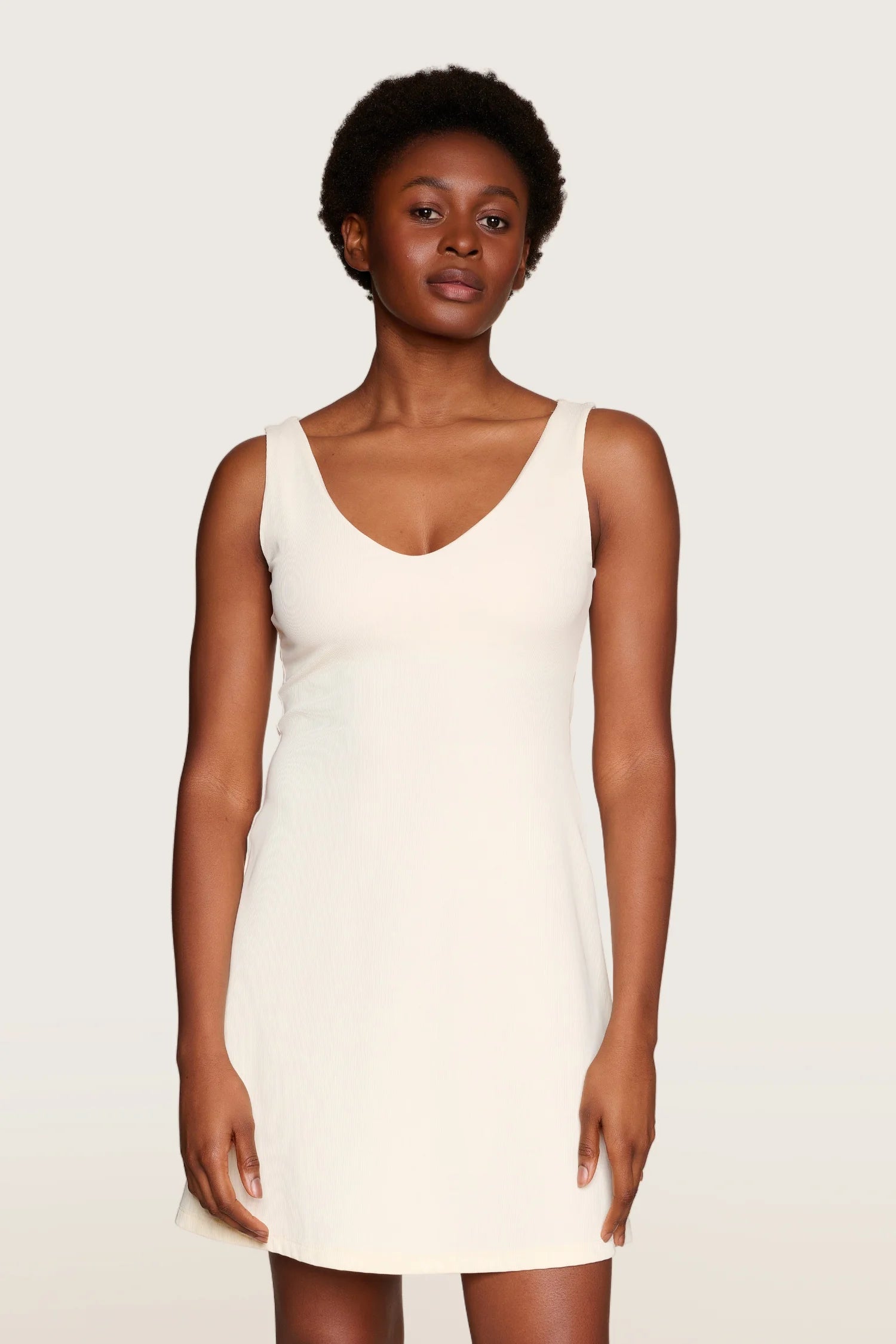 mymarini-sport-dress-strandkleid-badebekleidung-rippstoff-hoher-ausschnitt-v-aus image 7