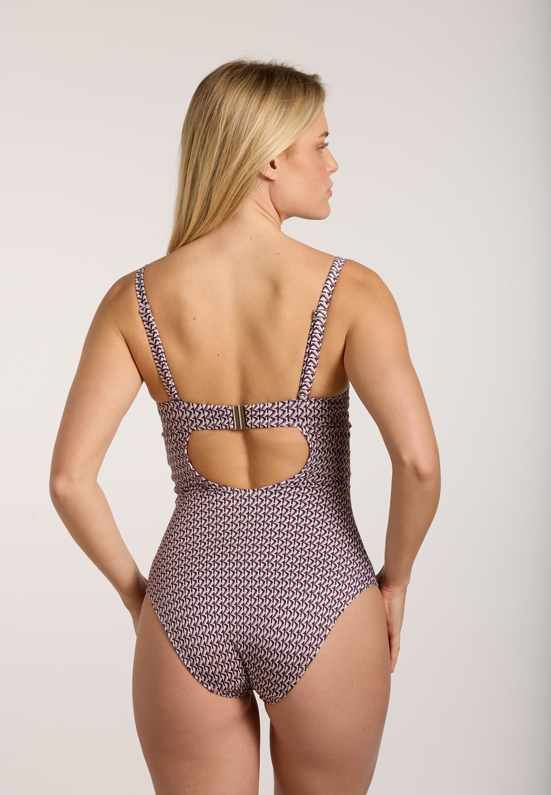 olympia-metallic-shine-b-gel-badeanzug-bordeaux-creme-mit-push-up image 3