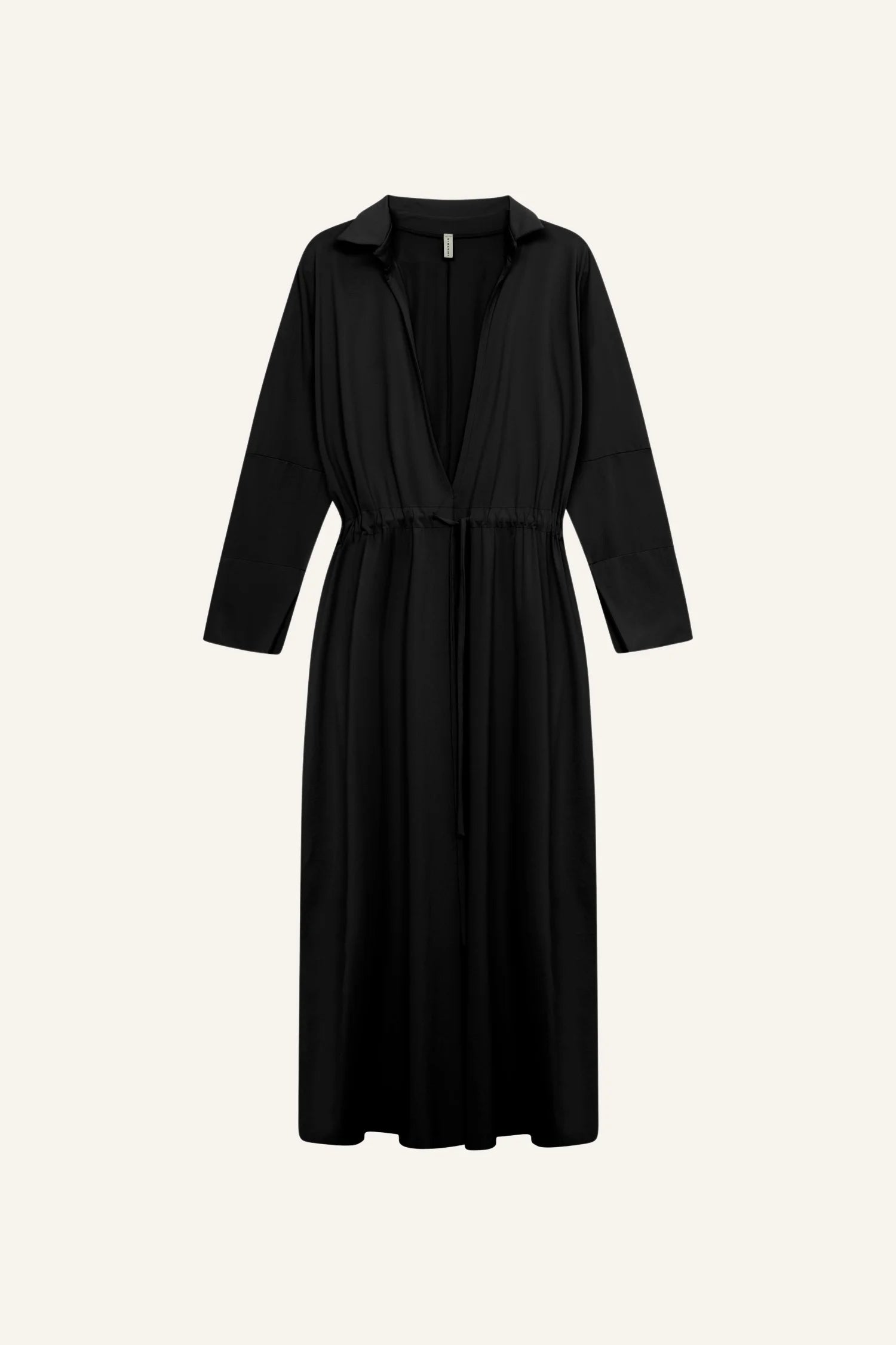 mymarini-big-shirt-dress-classics-langes-hemdkleid-schwarz-grau image 4