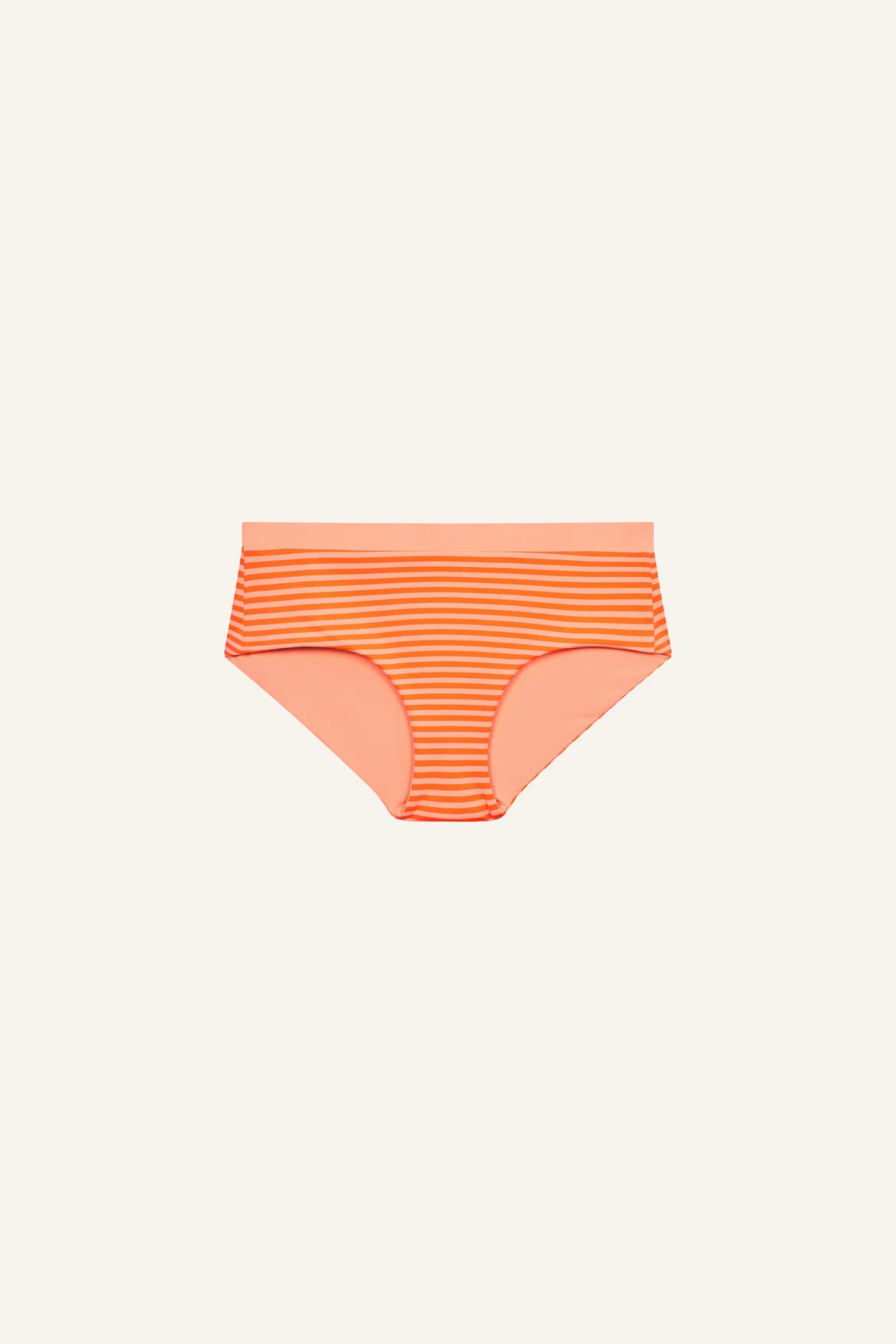 mymarini-shorts-stripe-25-bikini-hose-mid-rise-gestreift-gr-n-orange image 1