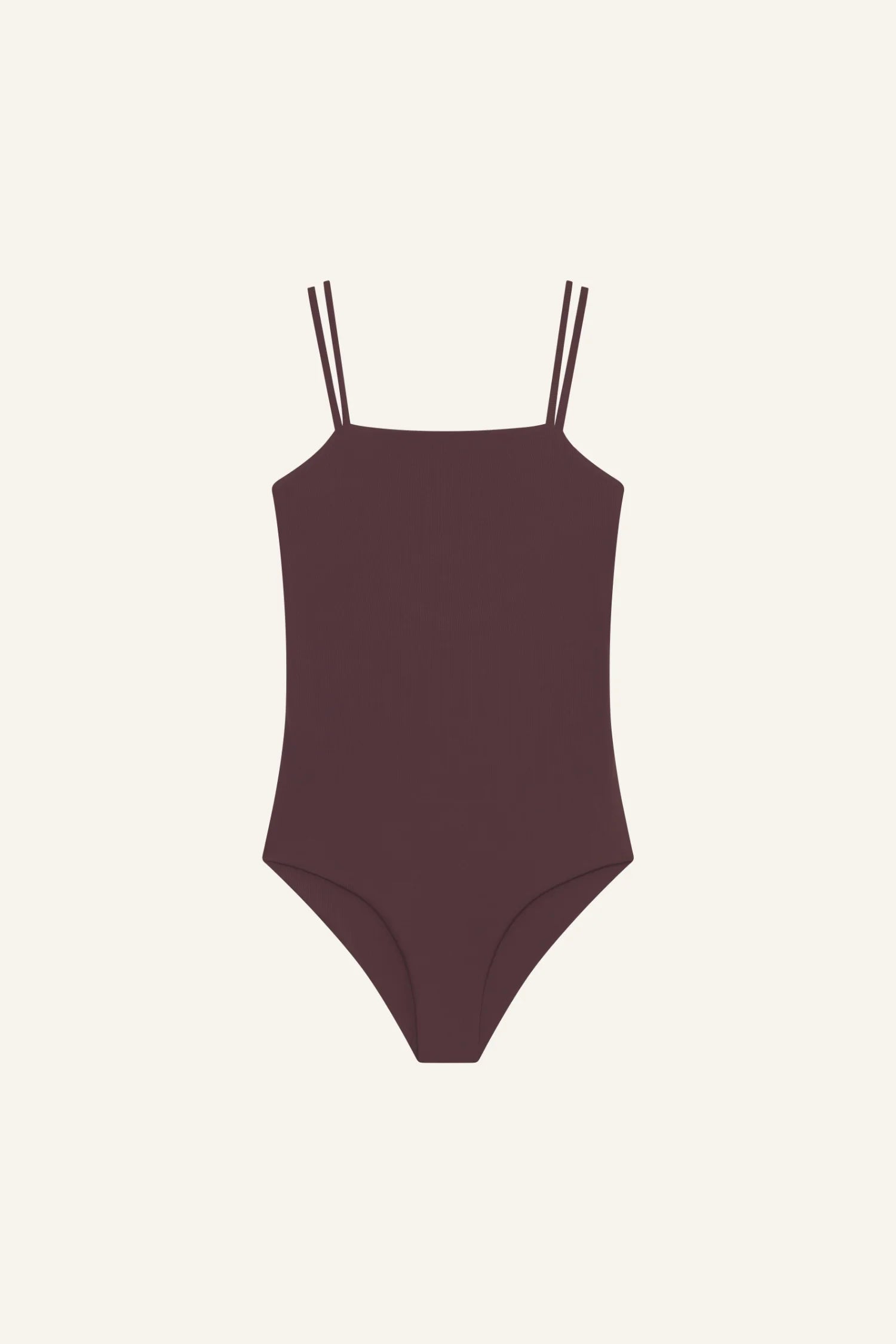 mymarini-easybody-swim-apparel-badeanzug-mit-rippstruktur-braun-schwarz image 7