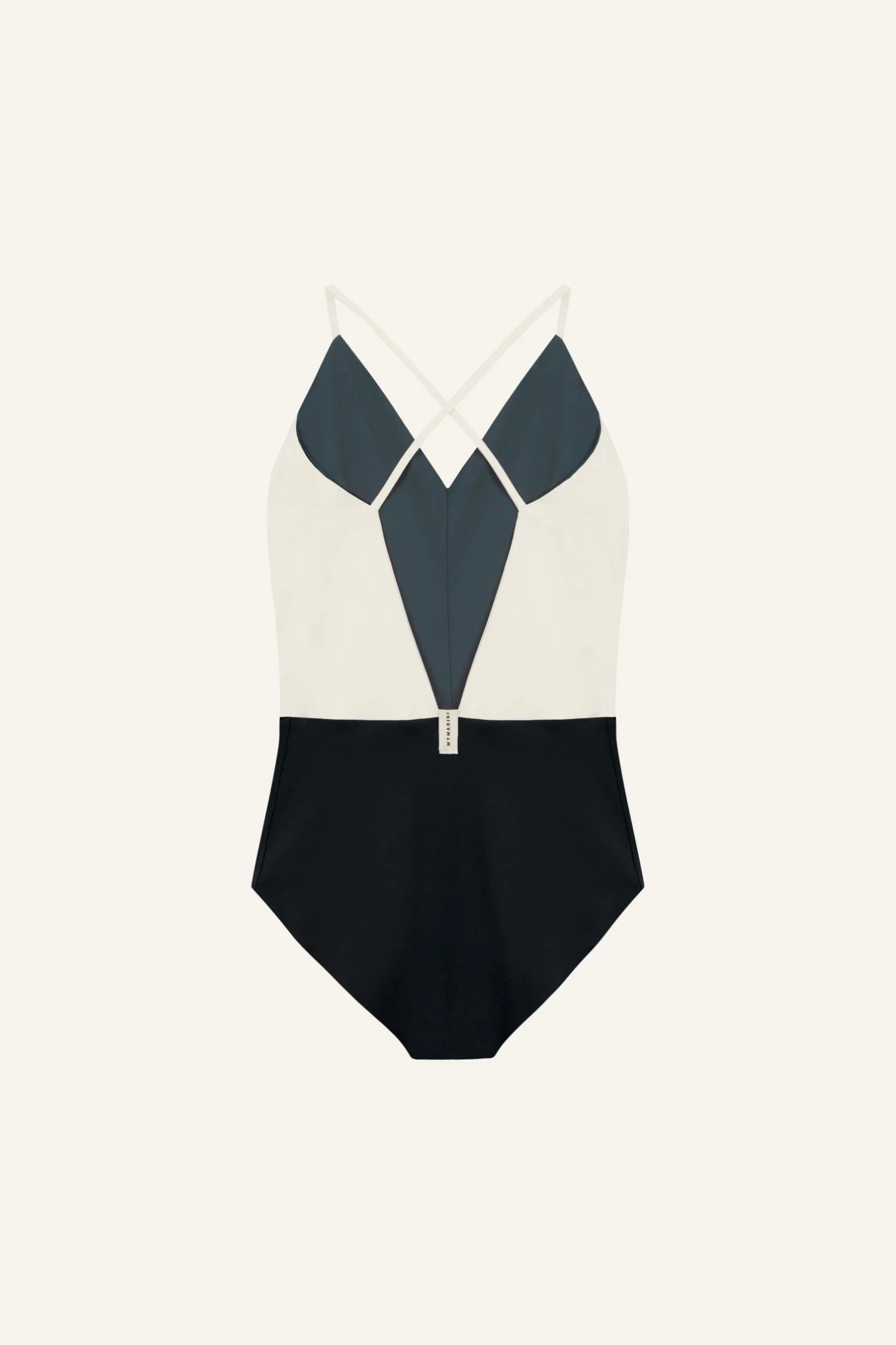 mymarini-summersuit-classics-einteiler-badeanzug-mit-v-ausschnitt-wendbar image 3