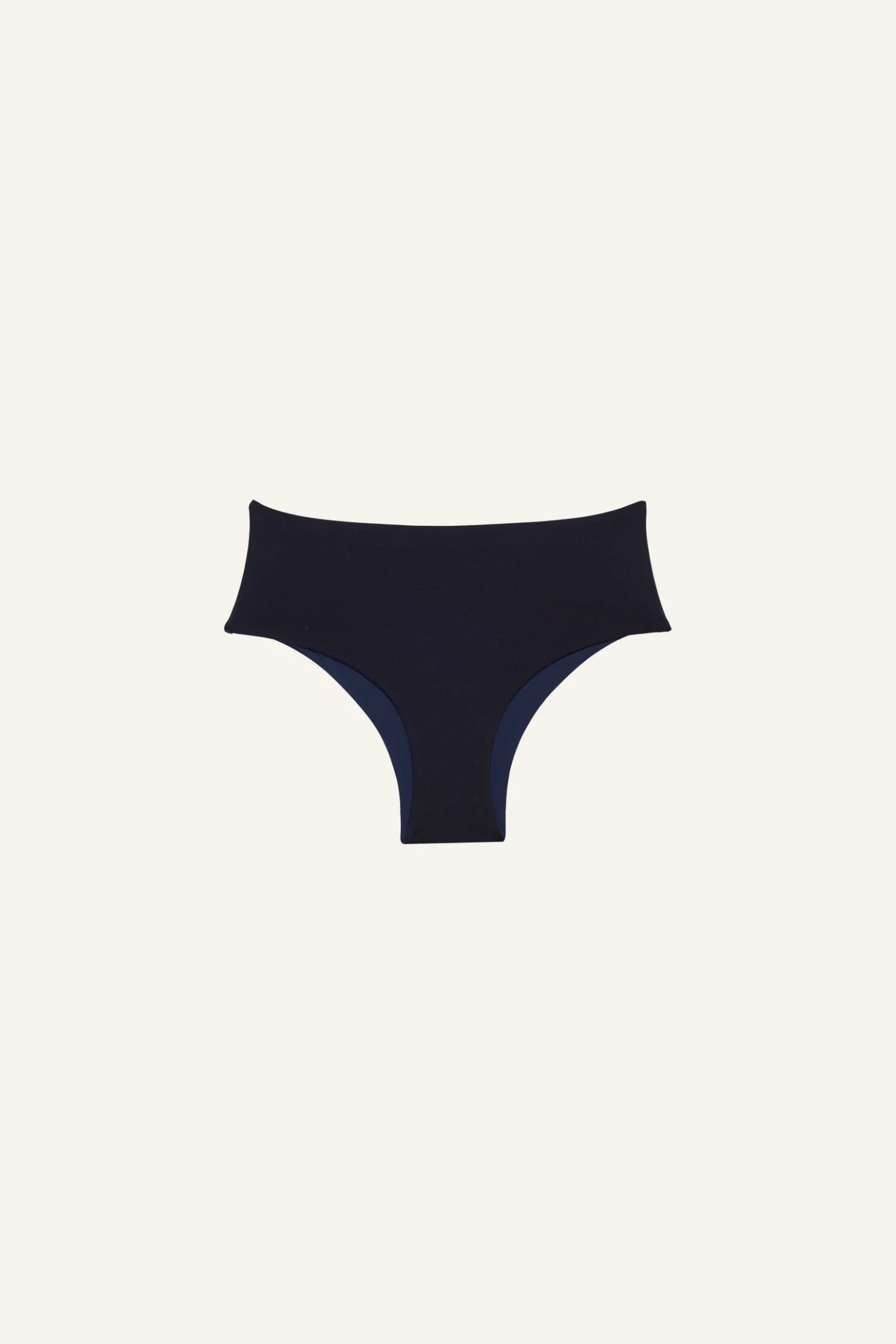 mymarini-cheeky-shorts-classics-bikini-hose-hipster-in-schwarz-grau-schwarz-navy image 3