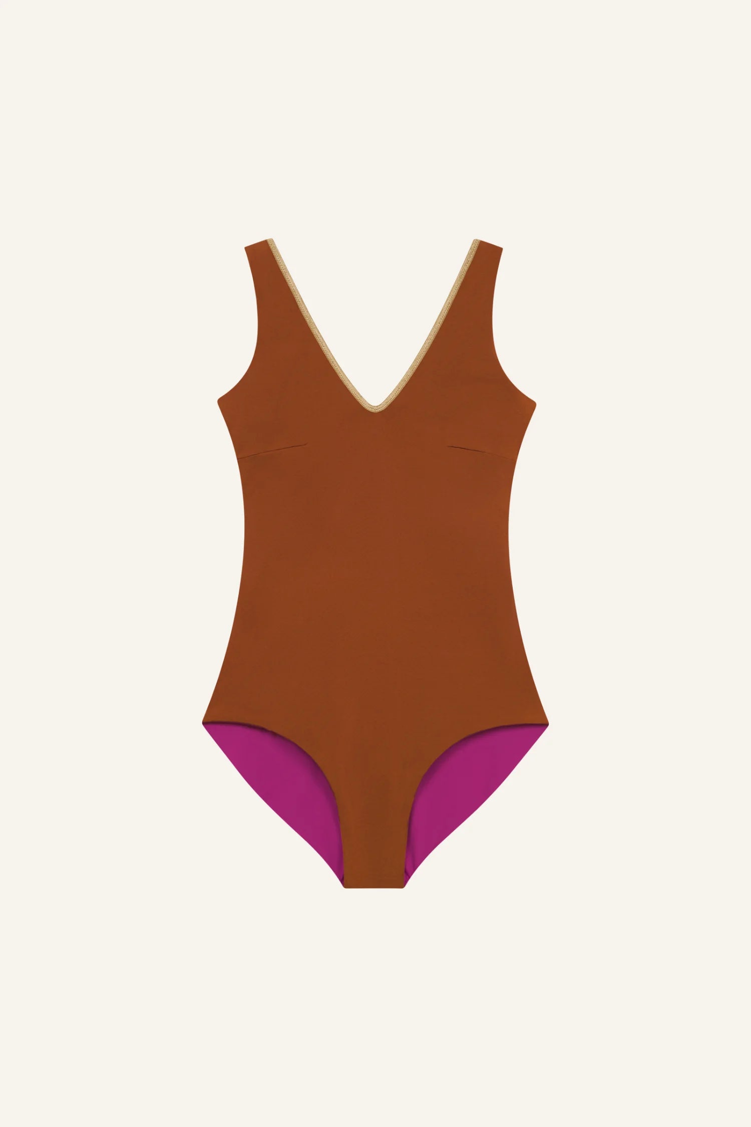 mymarini-purebody-shine-badeanzug-minimal-v-ausschnitt image 6