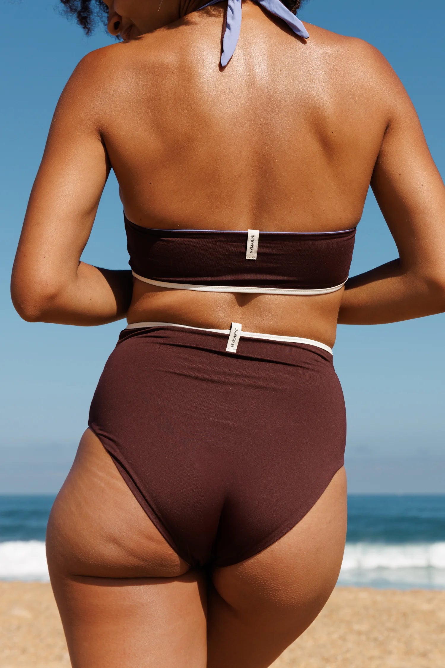 mymarini-highwaist-shorts-high-waist-bikinihose-mit-kontrastbund image 5