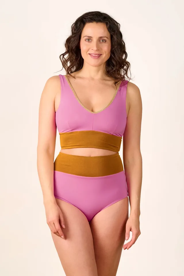 mymarini-yoga-top-shine-bikini-oberteil-bronze image 1