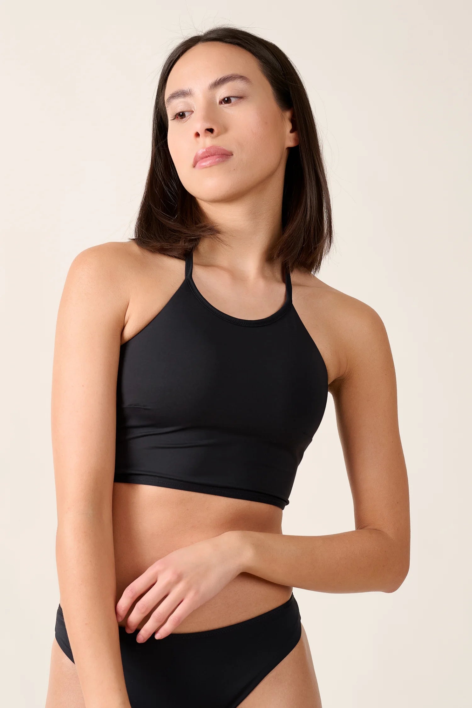 mymarini-grace-top-classics-bikini-oberteil-black-navy image 3