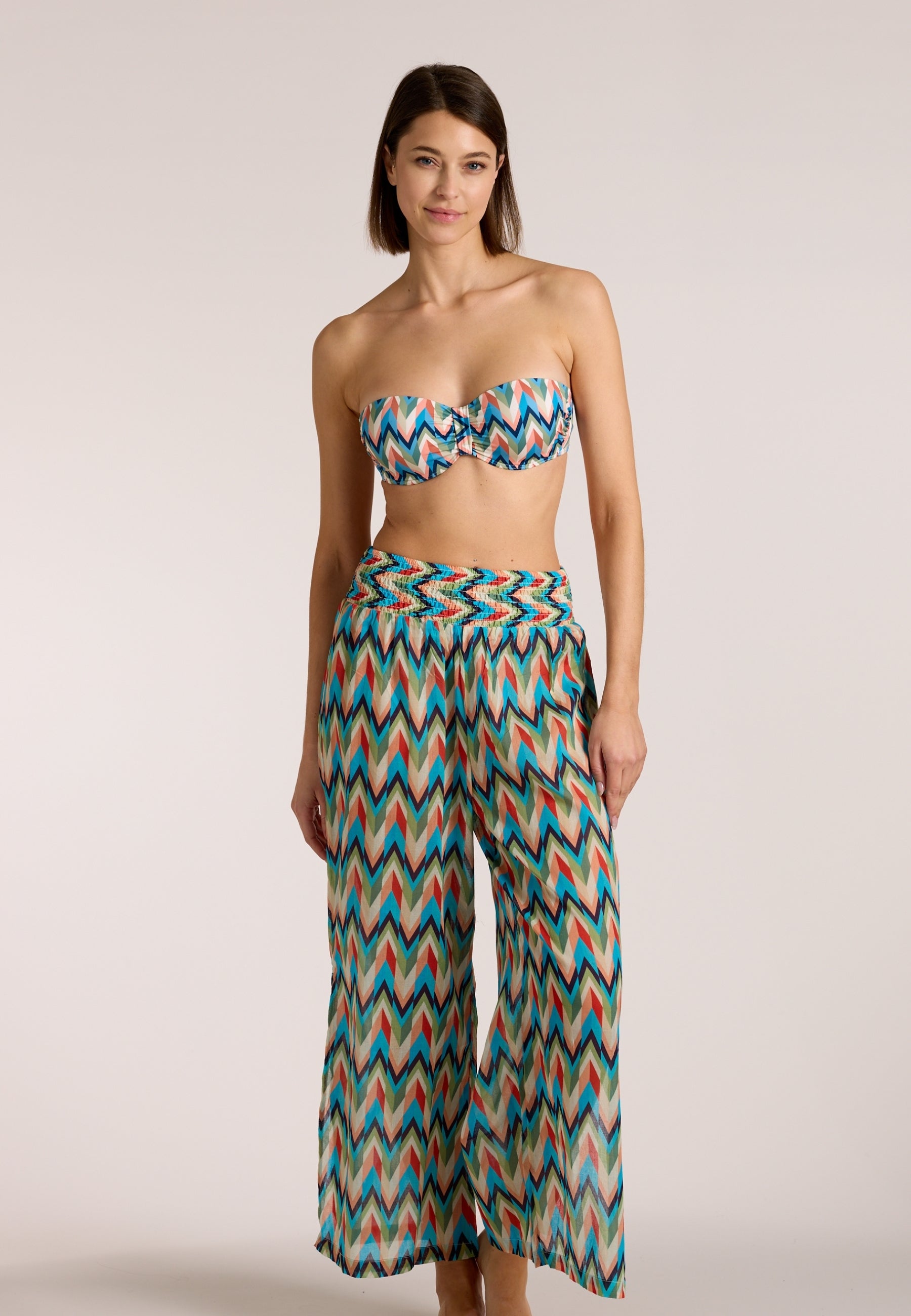 olympia-chevron-flow-beach-hose-mit-weitem-bein image 1