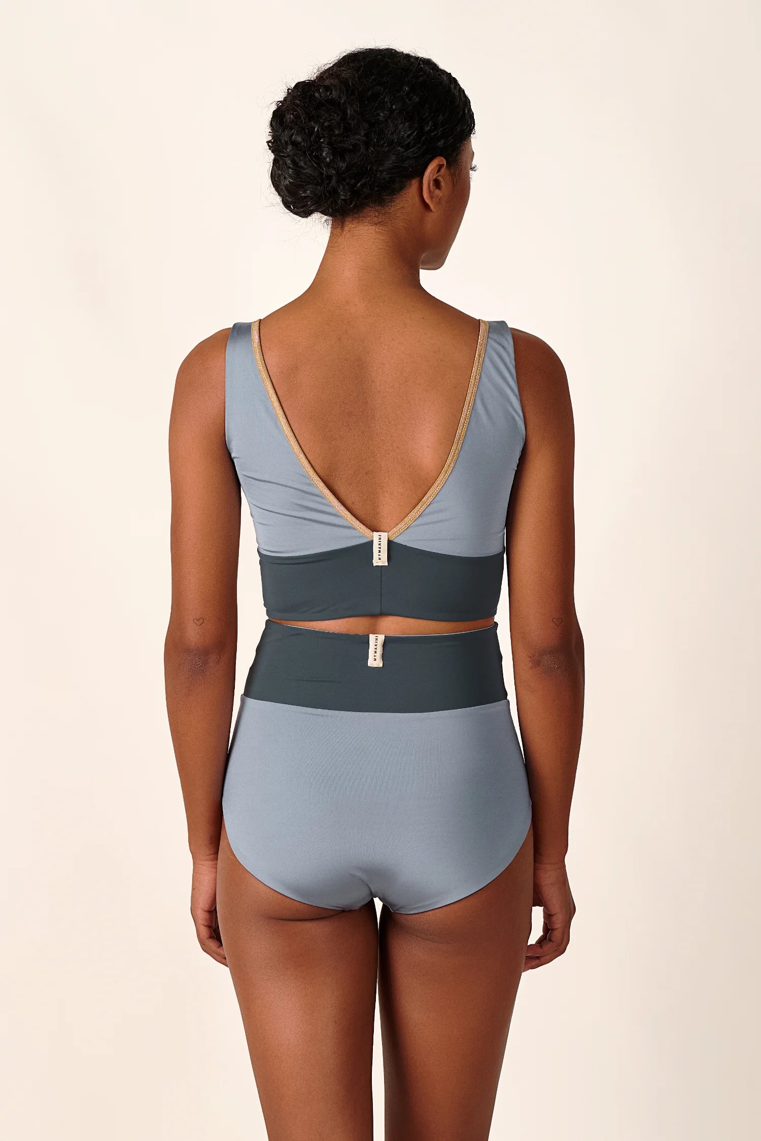 mymarini-surf-shorts-classic-shine-bikinihose-highwaist-shimmer image 3