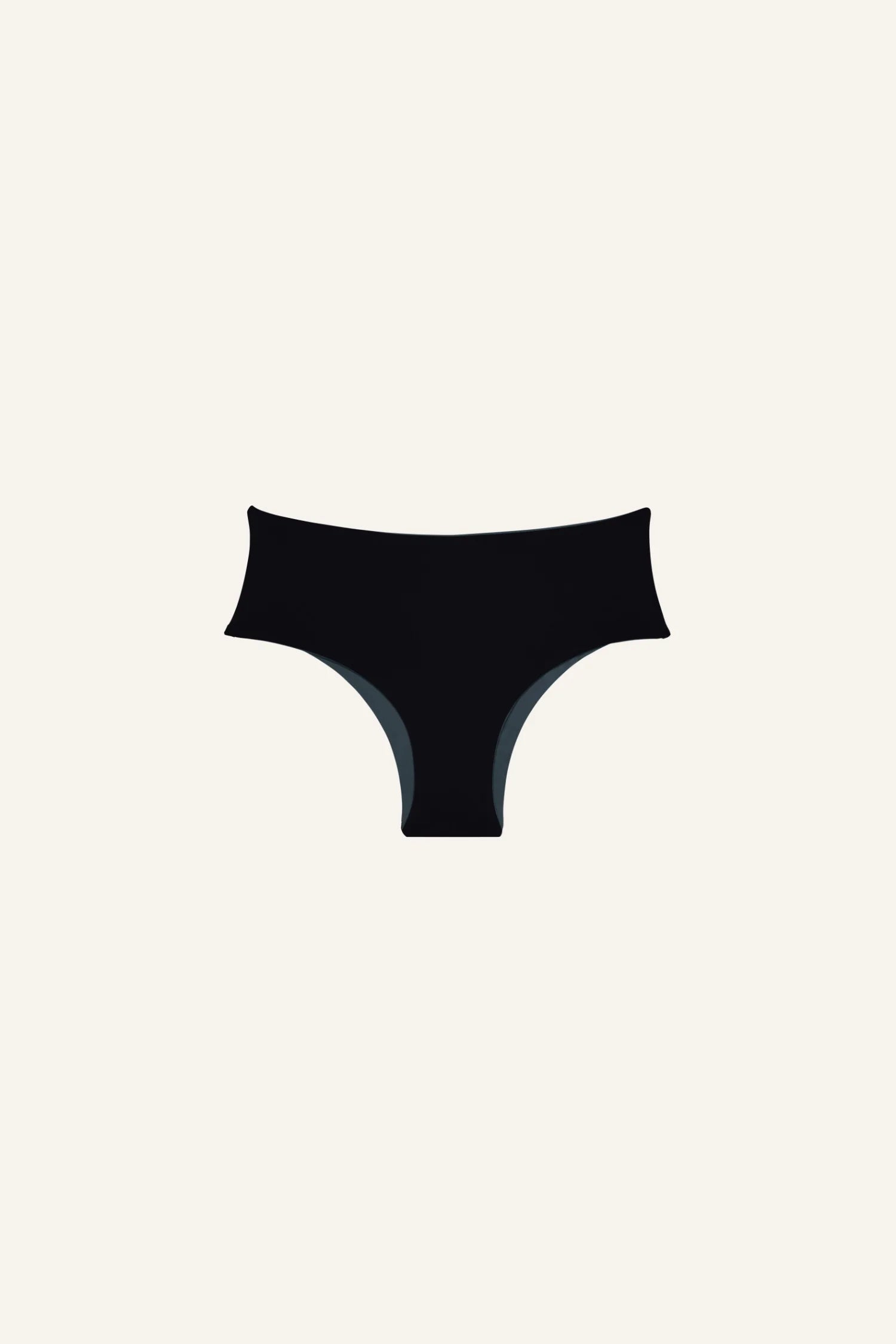 mymarini-cheeky-shorts-classics-bikini-hose-hipster-in-schwarz-grau-schwarz-navy image 2