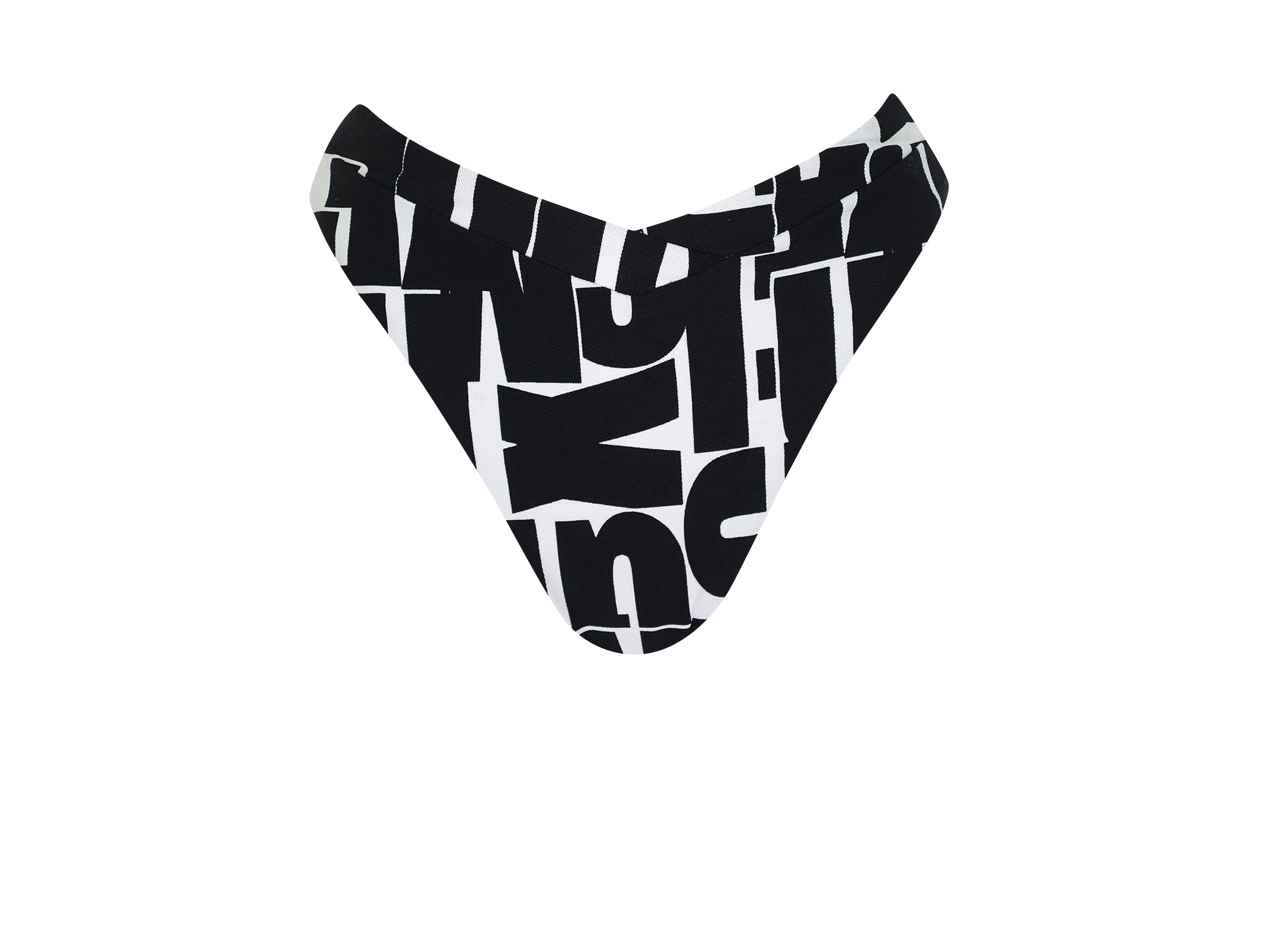 olympia-letter-print-high-waist-bikini-bottom image 5