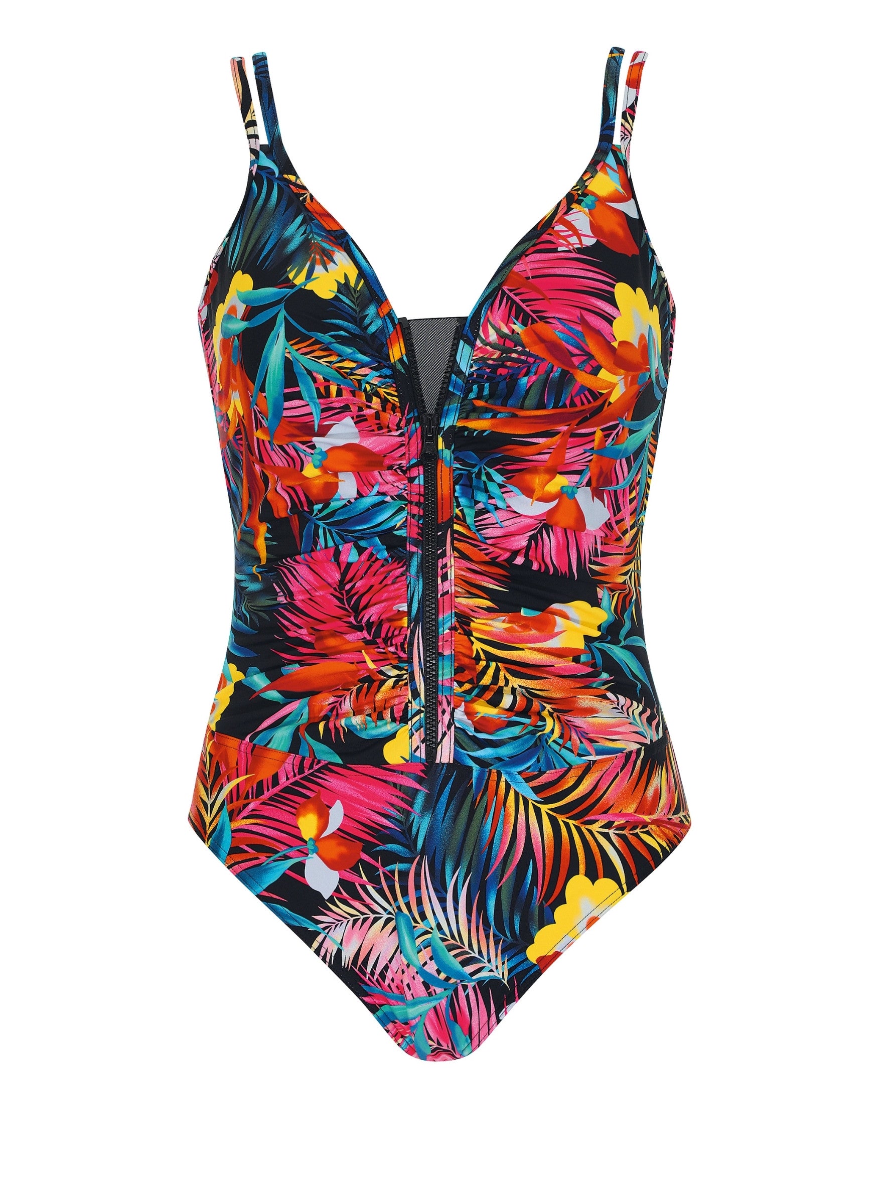 sunflair-tropical-zipper-badeanzug-mit-softschalen image 7