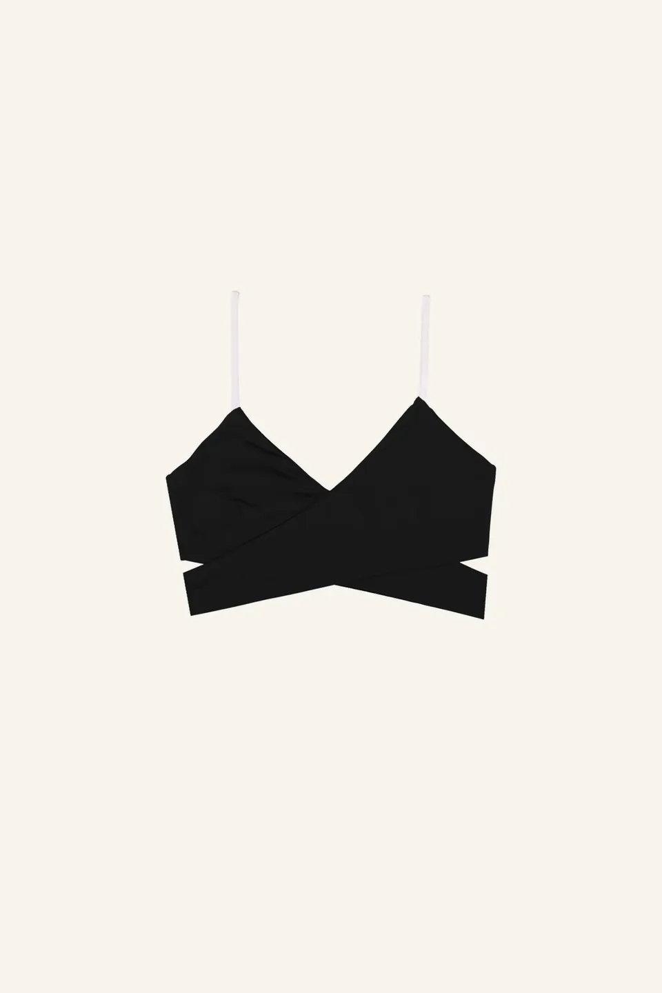 mymarini-wrap-top-classics-bikinitop-wickeloptik-wendbar-black-grey-white image 1