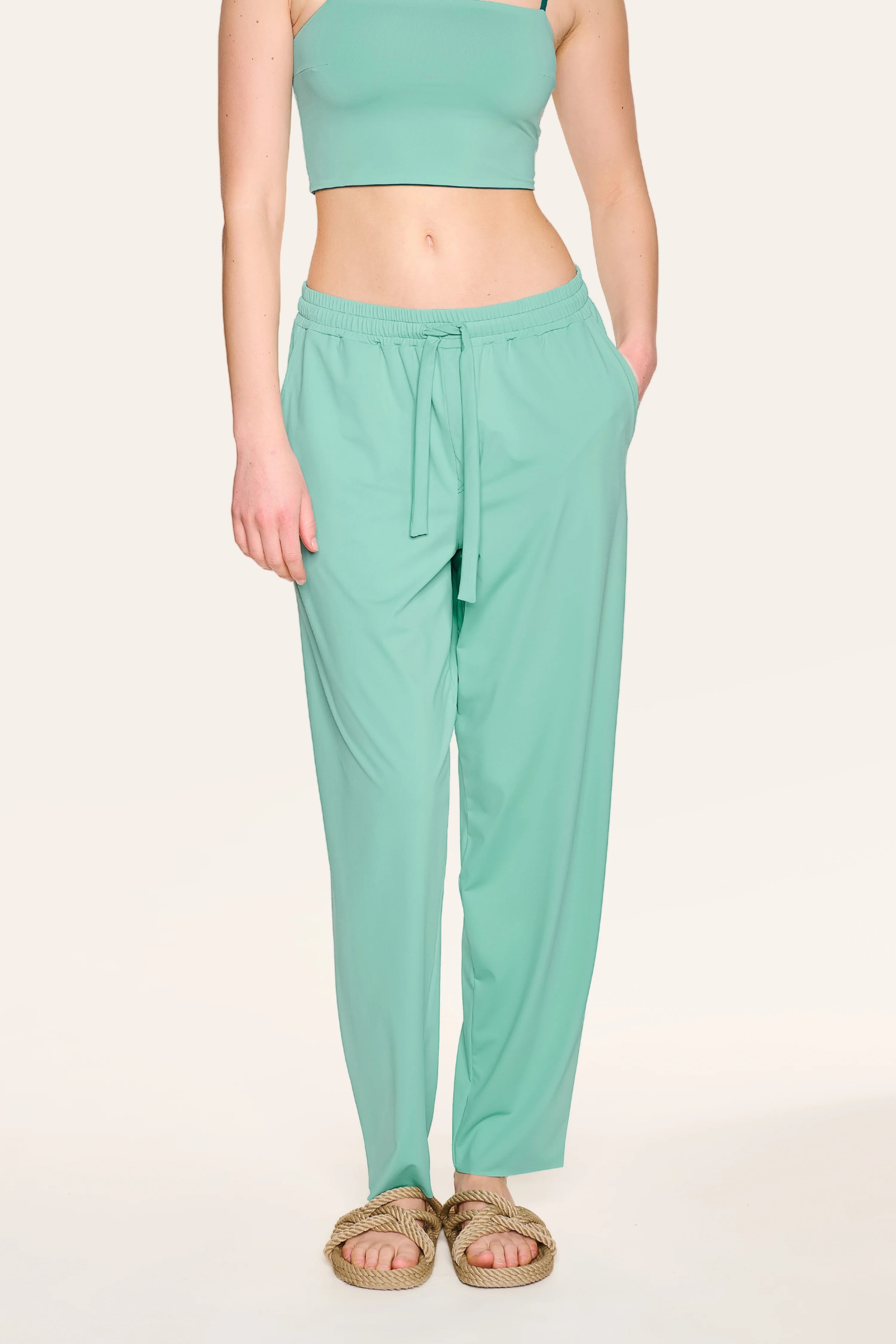 mymarini-relax-pants-24-strandhose-pink-t-rkis-mit-taschen image 2