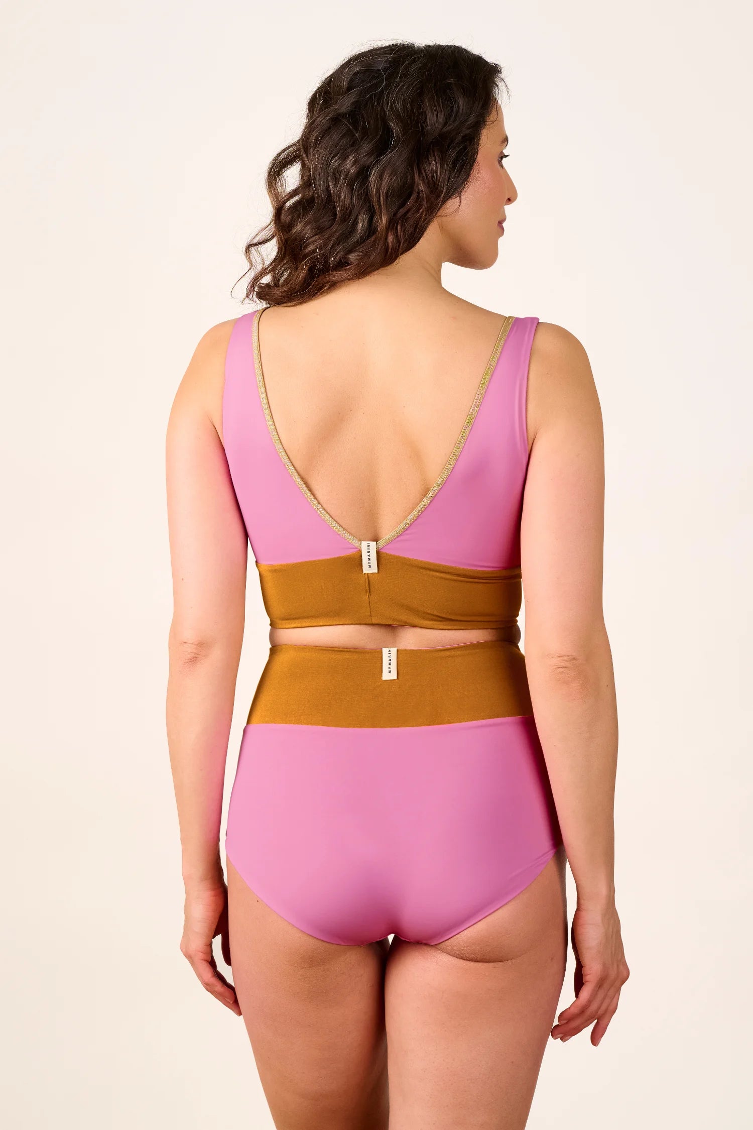 mymarini-yoga-top-shine-bikini-oberteil-bronze image 2