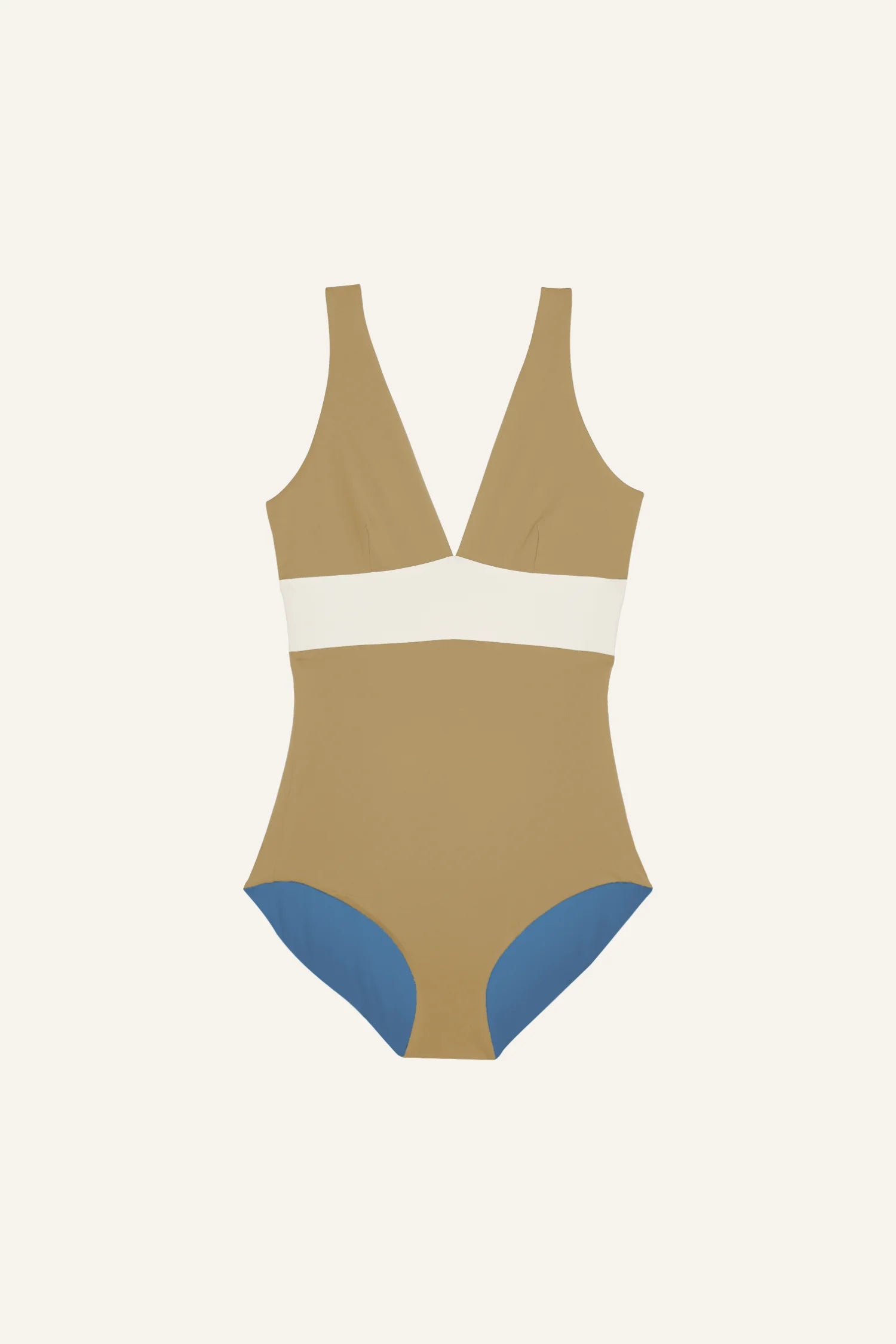 mymarini-plungesuit-memories-badeanzug-mit-tiefem-v-ausschnitt-blau-beige-rot-pi image 6