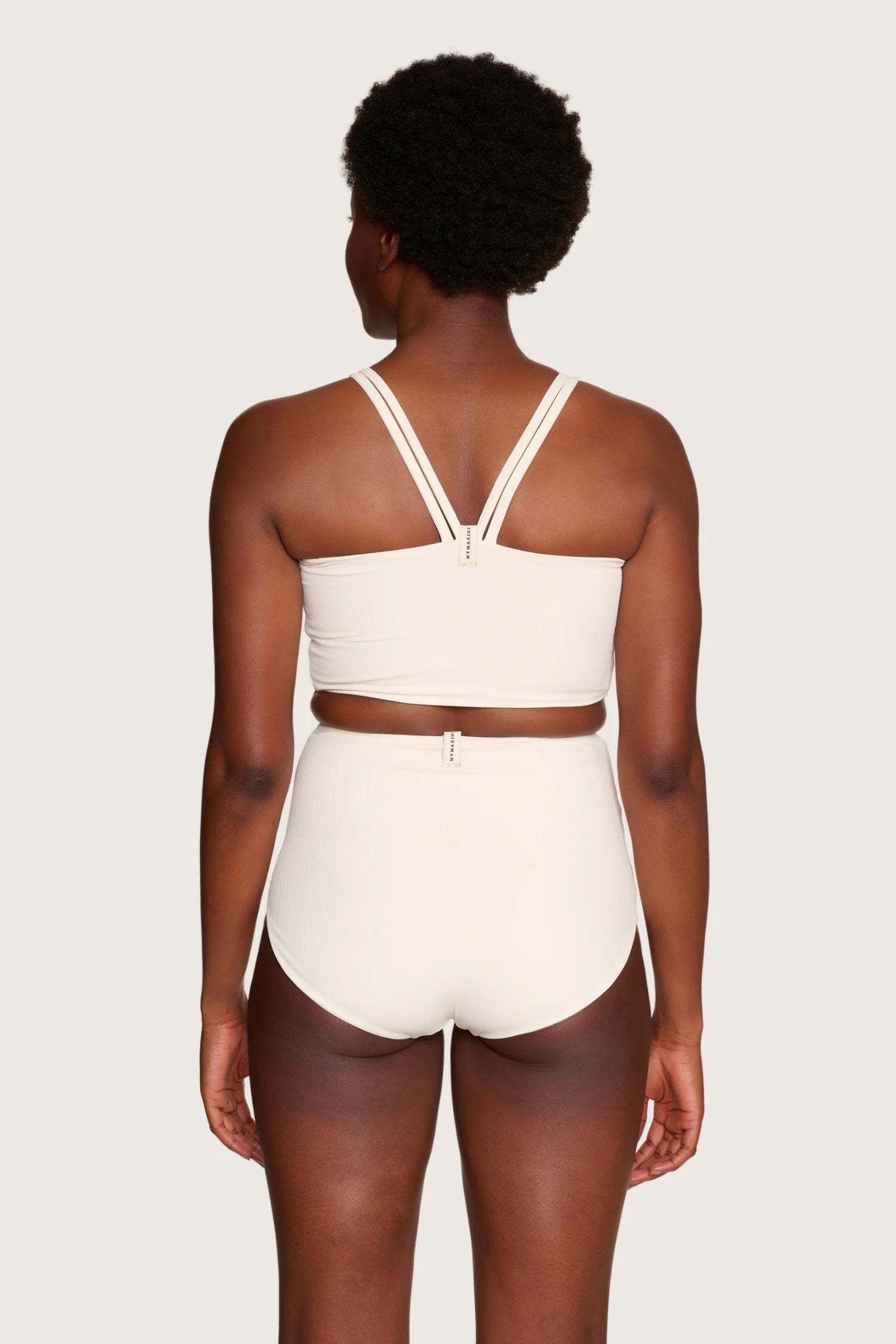 mymarini-grace-set-white-bikini-set-longline-top-highwaist-shorts image 3