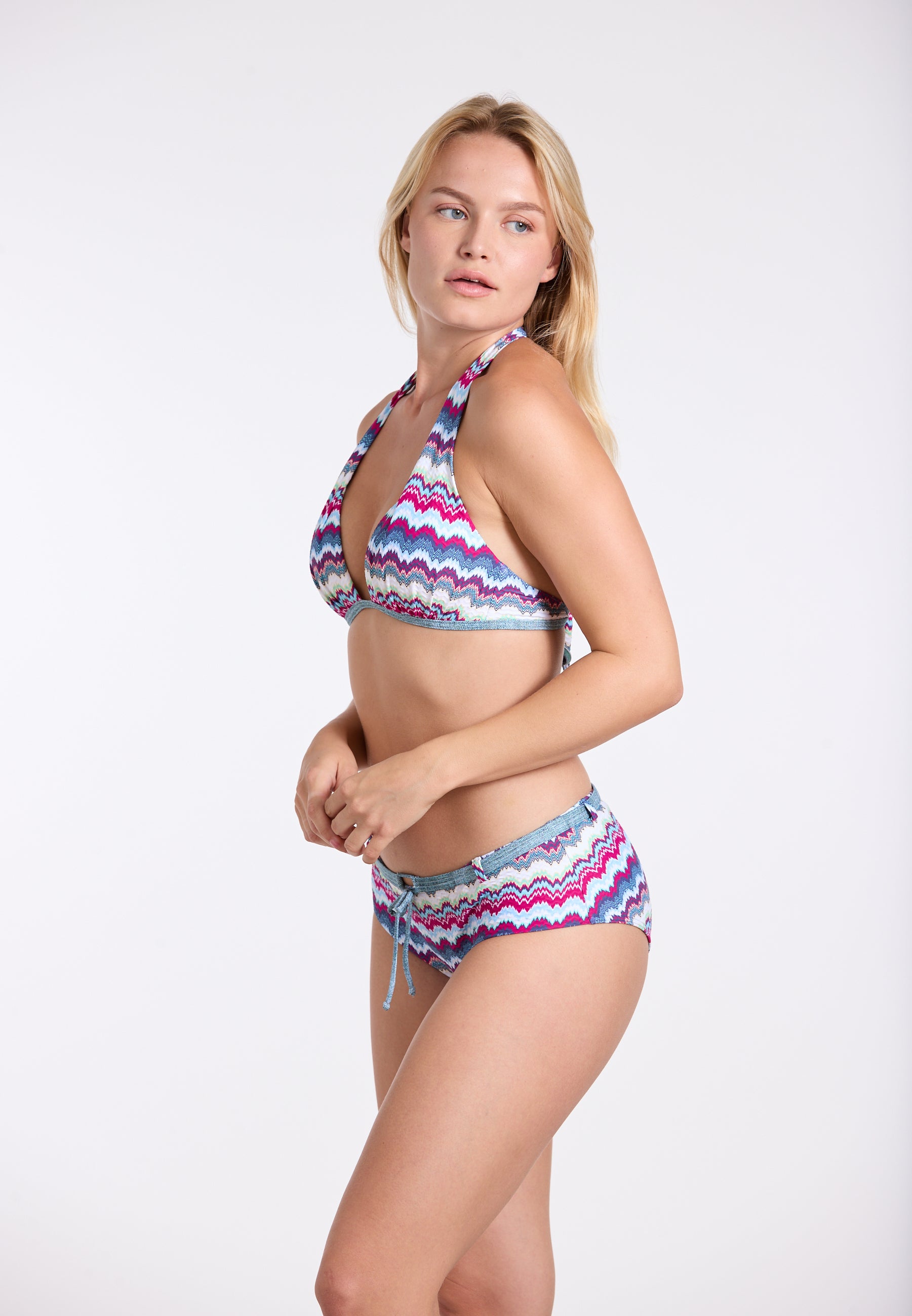 sunflair-triangel-stripes-bikini-set-multicolor image 6