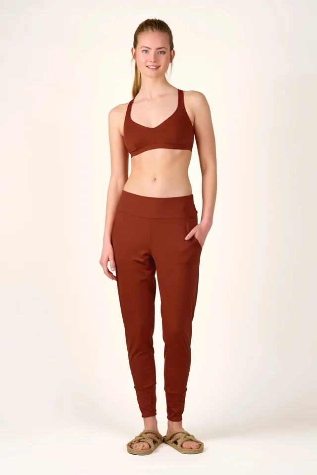 mymarini-loose-leggings-memories-sommerhose-in-rot-mit-weitem-bund-und-taschen image 1