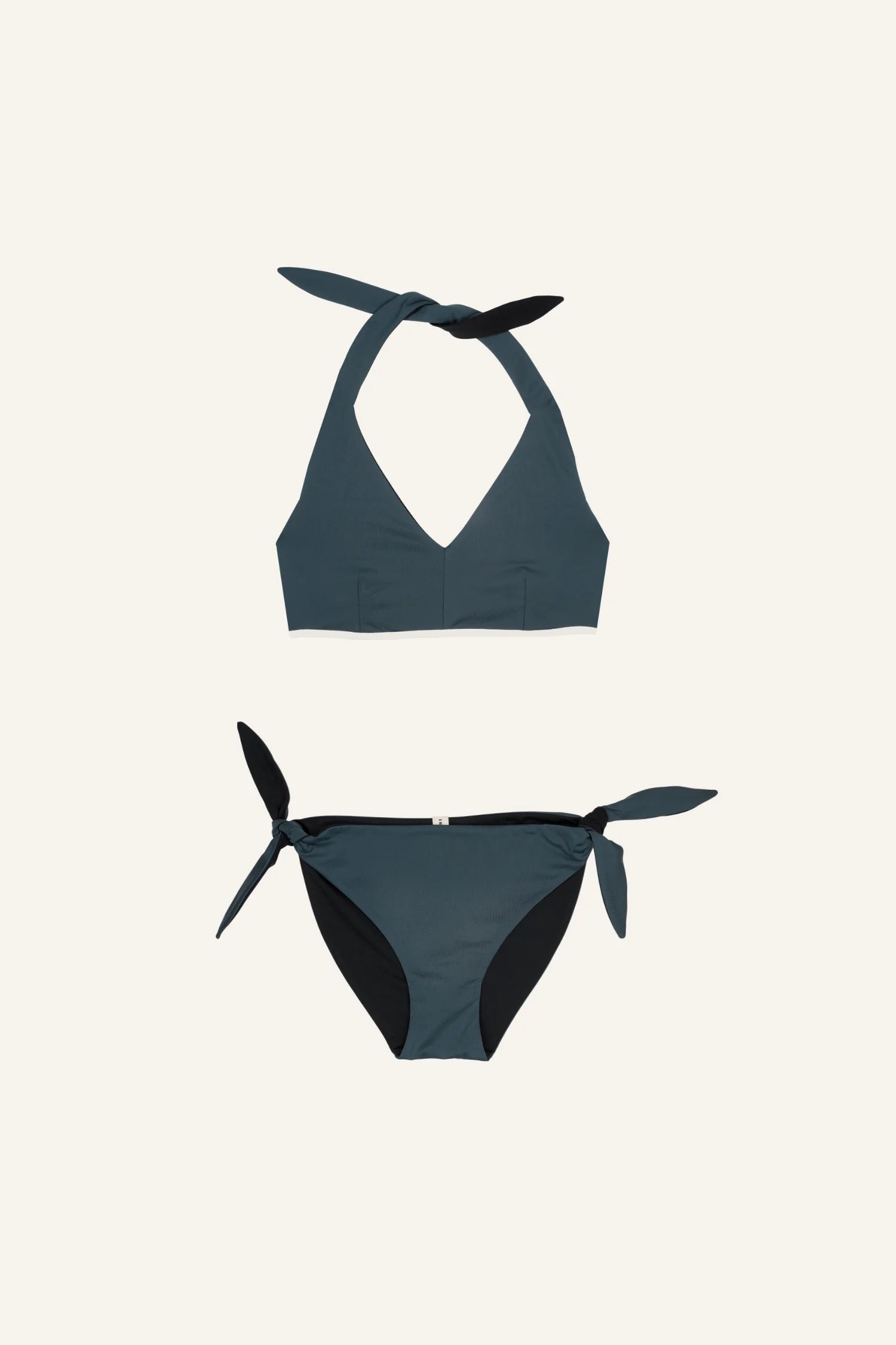 mymarini-holiday-set-bikini-black-grey-white image 1